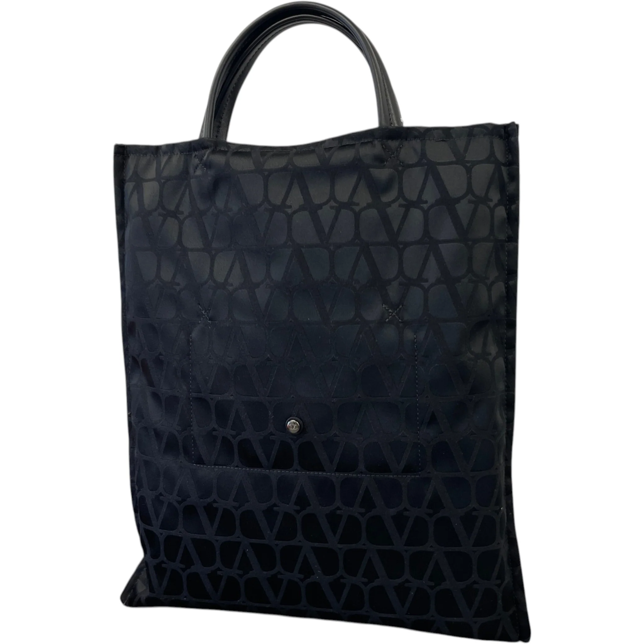 Women's Monogram Tote Bag Black - Image 9