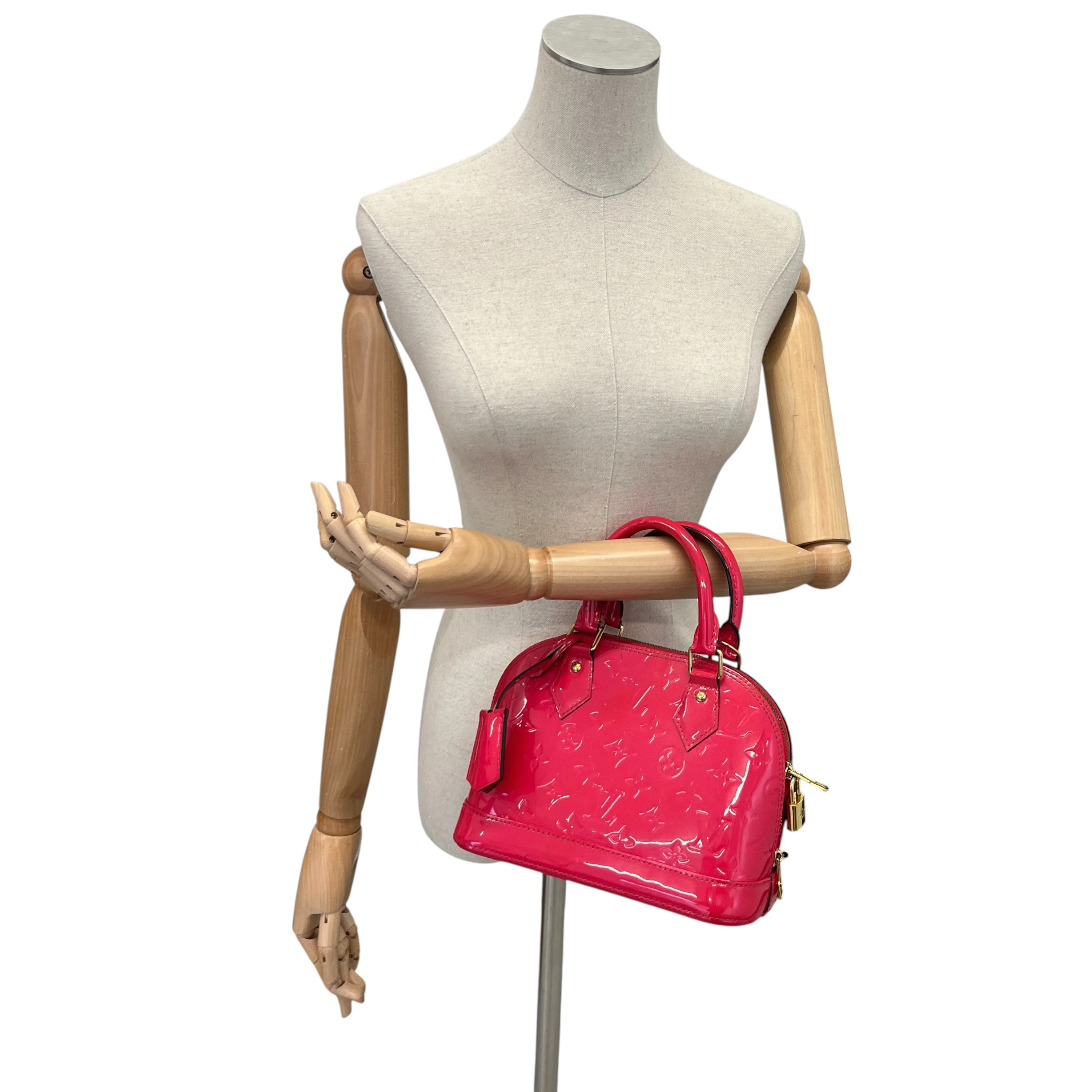 Women's Monogram Vernis Alma Bb Bag Pink - Image 2
