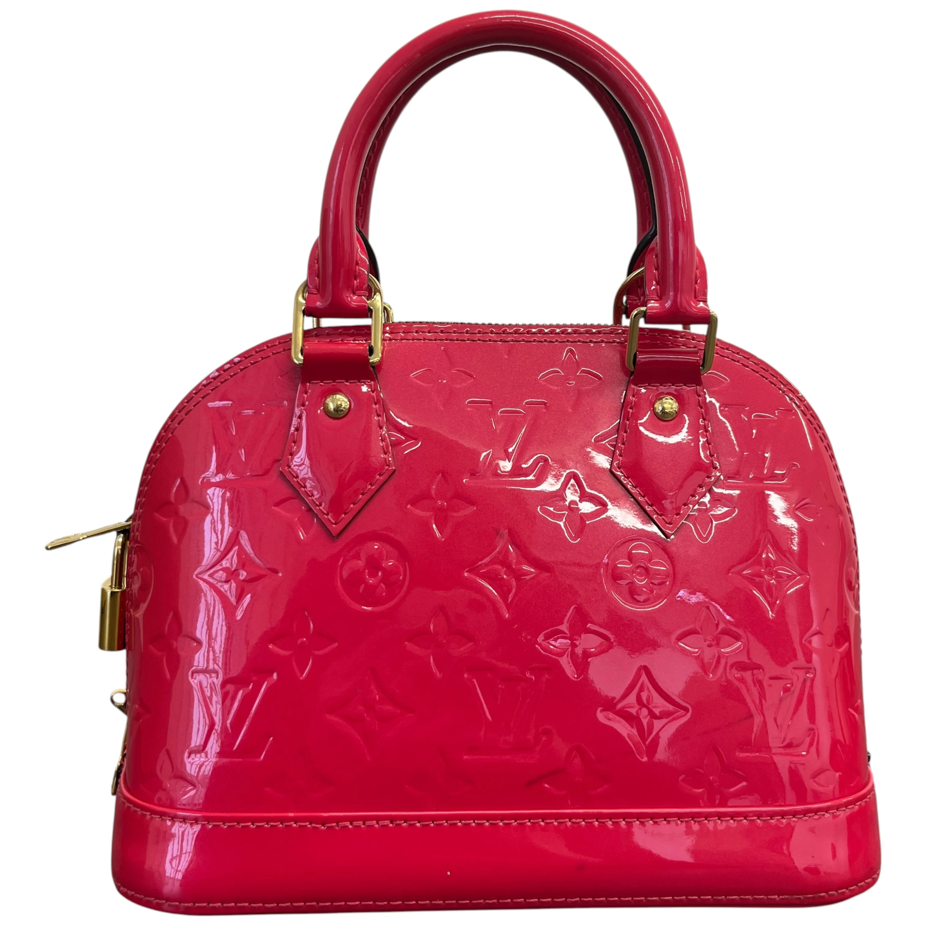 Women's Monogram Vernis Alma Bb Bag Pink - Image 3