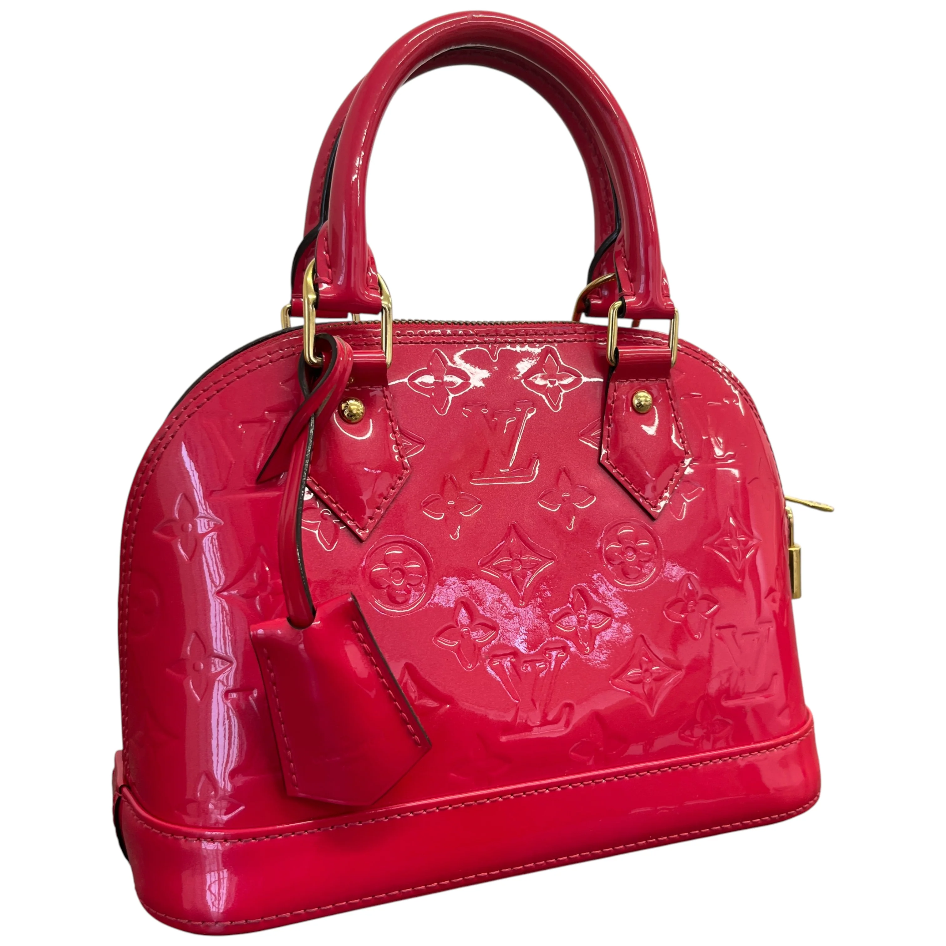 Women's Monogram Vernis Alma Bb Bag Pink - Image 4