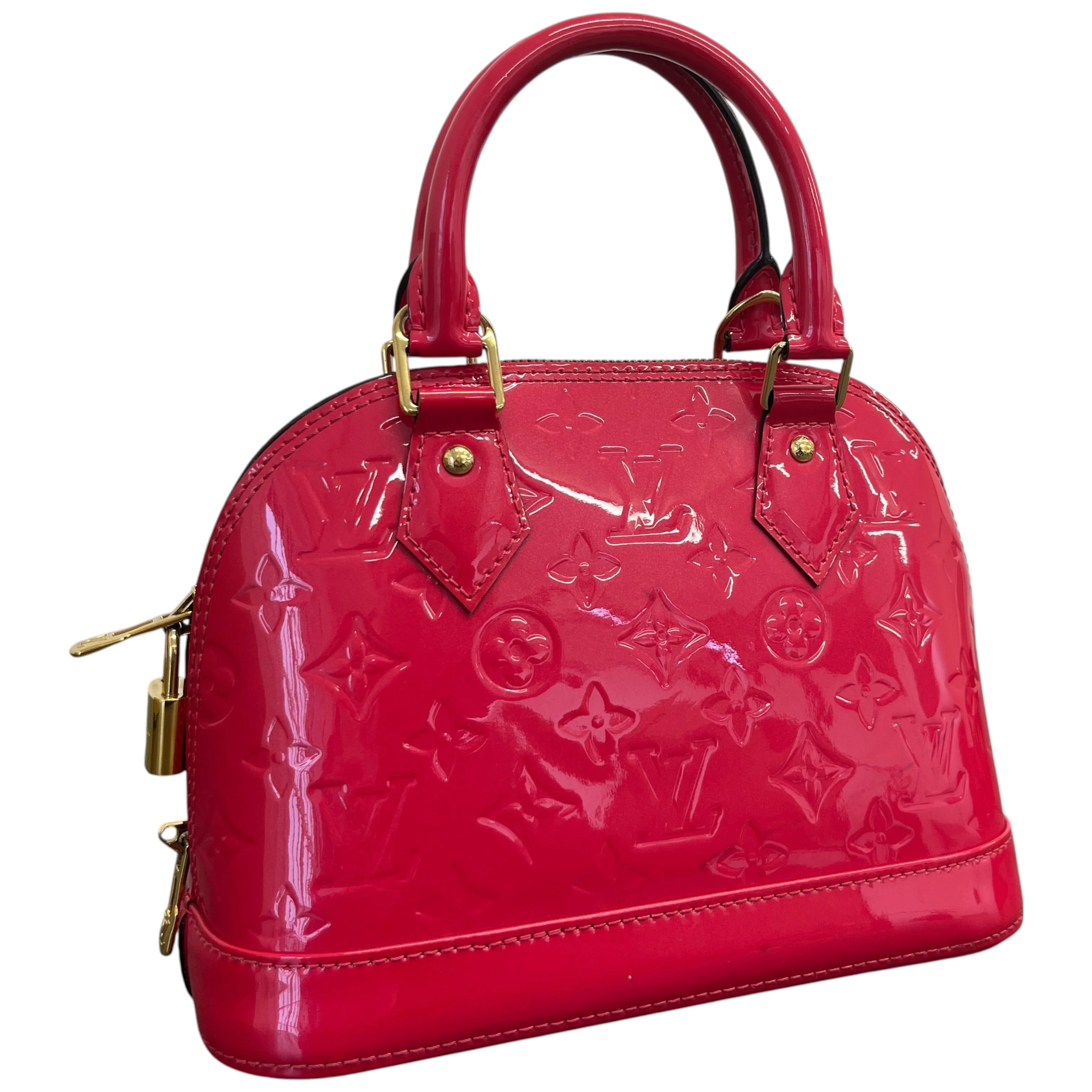 Women's Monogram Vernis Alma Bb Bag Pink - Image 9