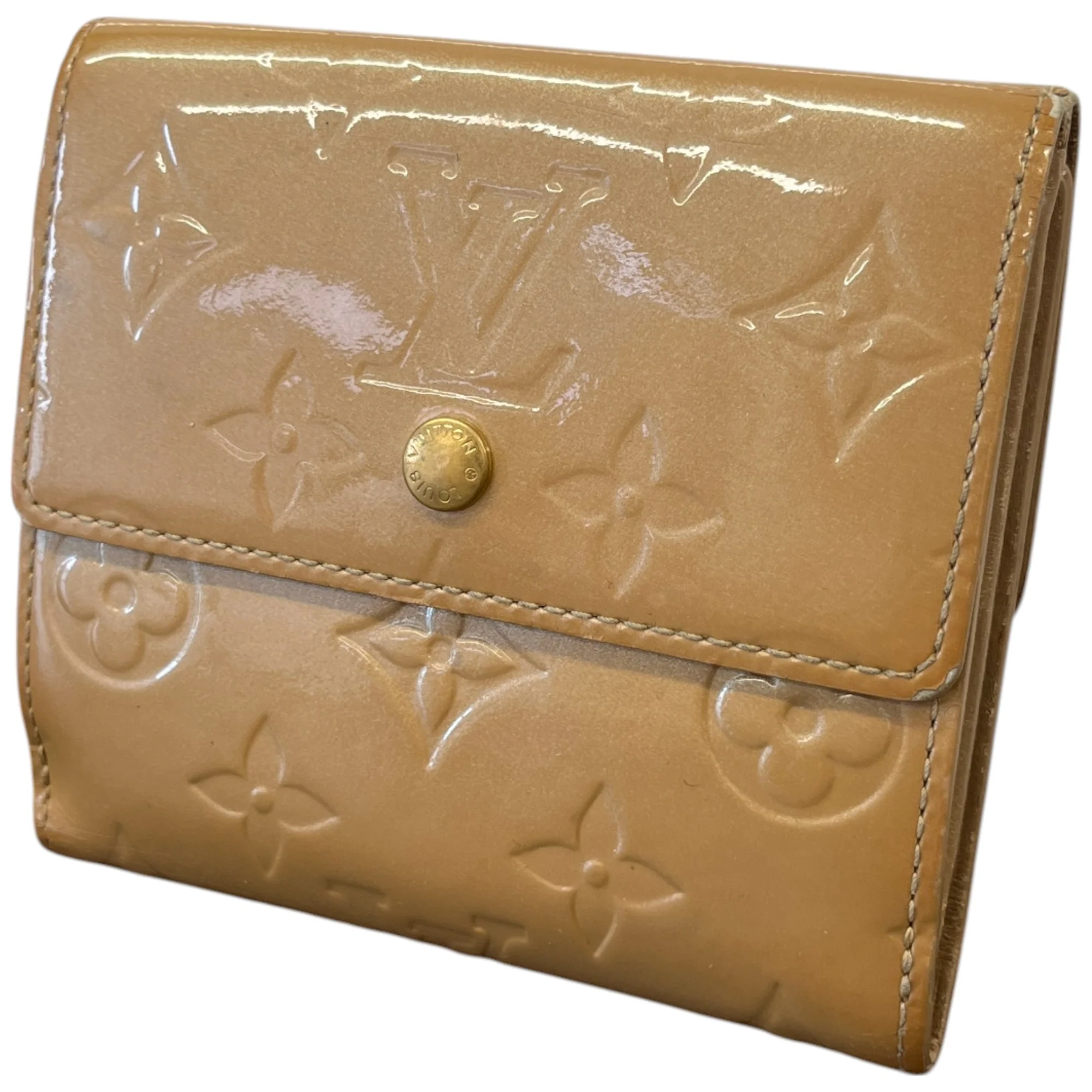 Women's Monogram Vernis Wallet Gold Size S - Image 4