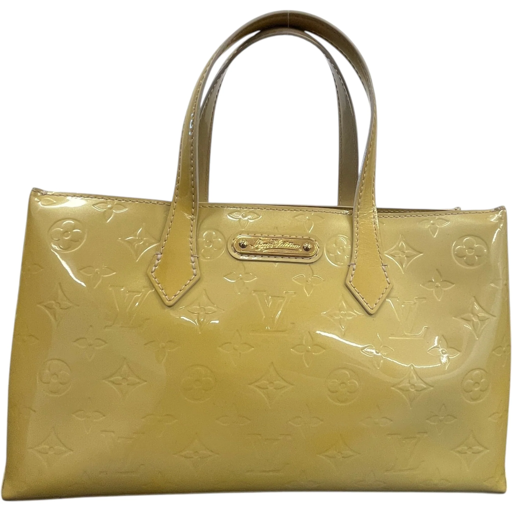 Women's Monogram Vernis Wilshire Pm Bag Yellow