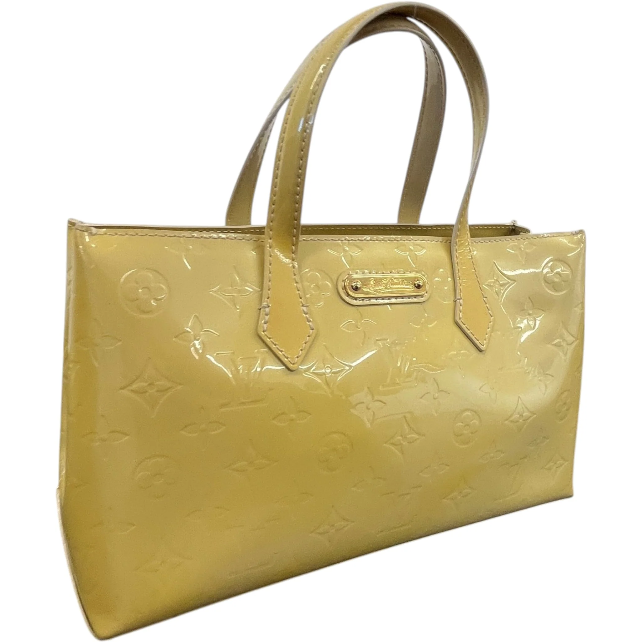 Women's Monogram Vernis Wilshire Pm Bag Yellow - Image 4