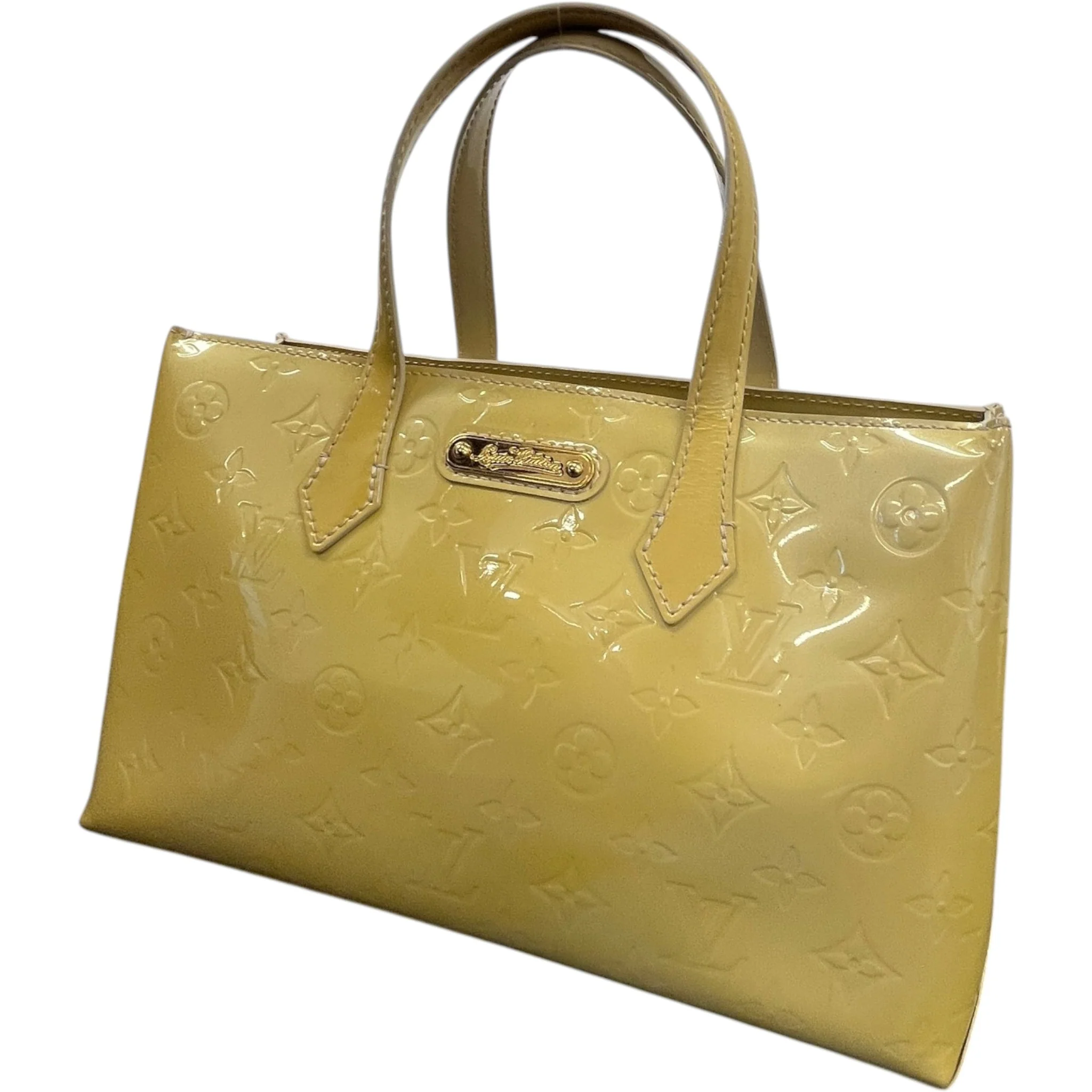 Women's Monogram Vernis Wilshire Pm Bag Yellow - Image 5