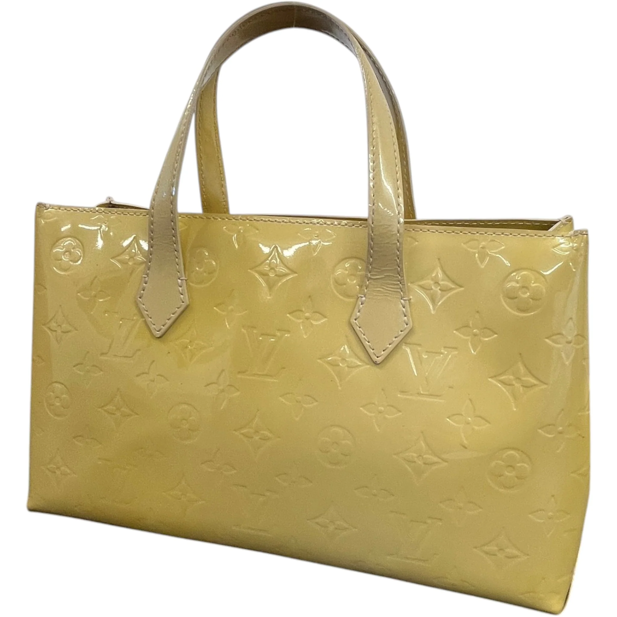 Women's Monogram Vernis Wilshire Pm Bag Yellow - Image 8