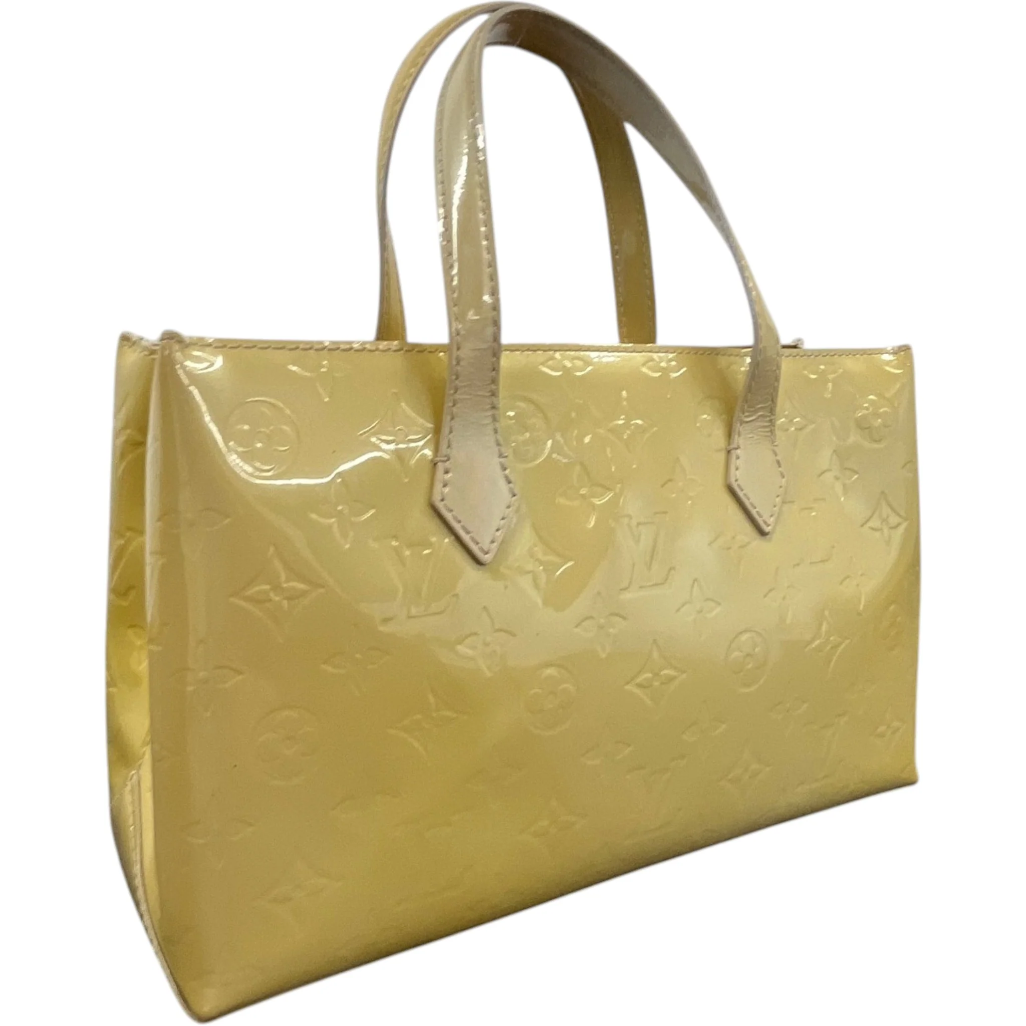 Women's Monogram Vernis Wilshire Pm Bag Yellow - Image 9