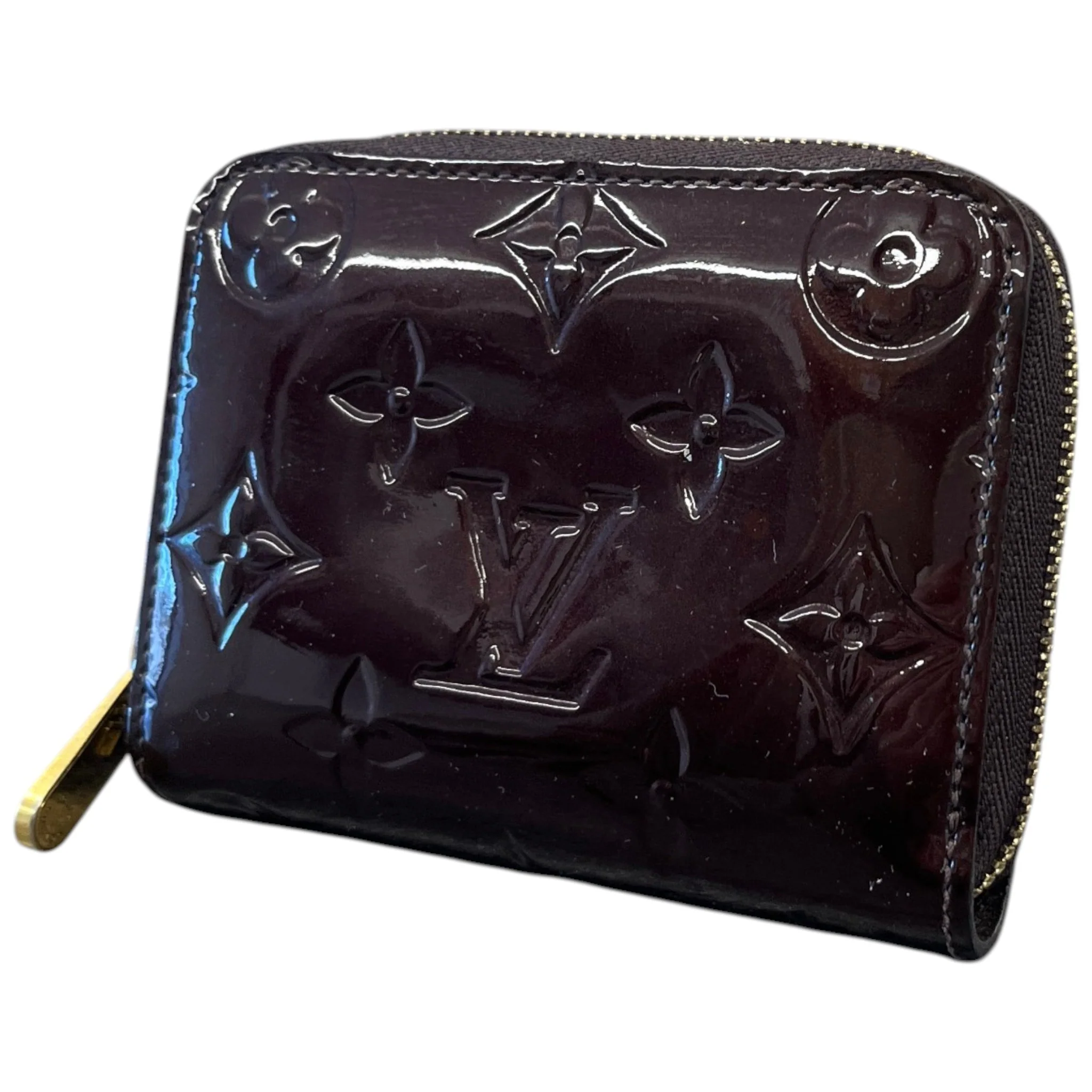 Women's Monogram Vernis Zippy Coin Purse Purple - Image 3