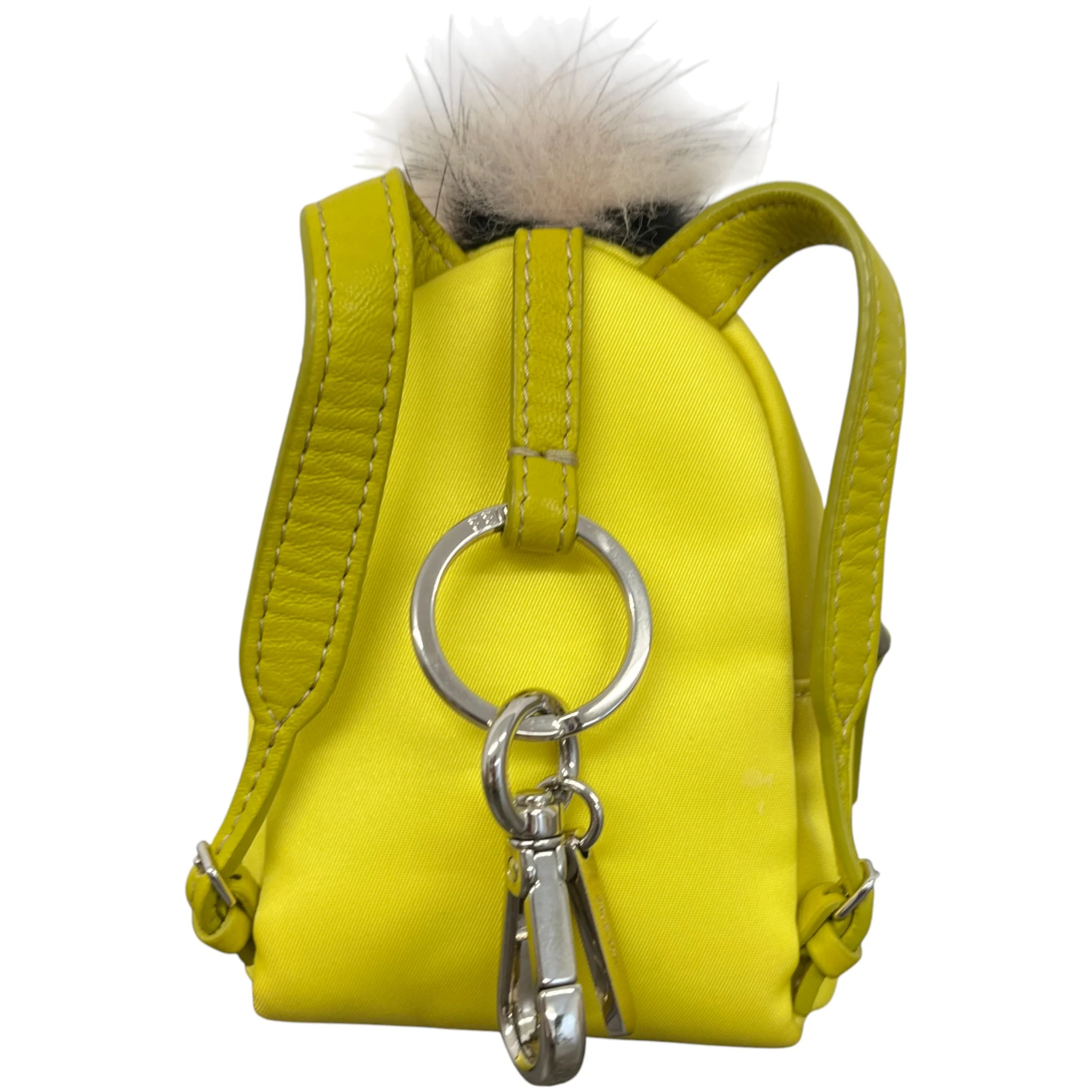 Women's Monster Bag Charm Keyring Yellow - Image 3