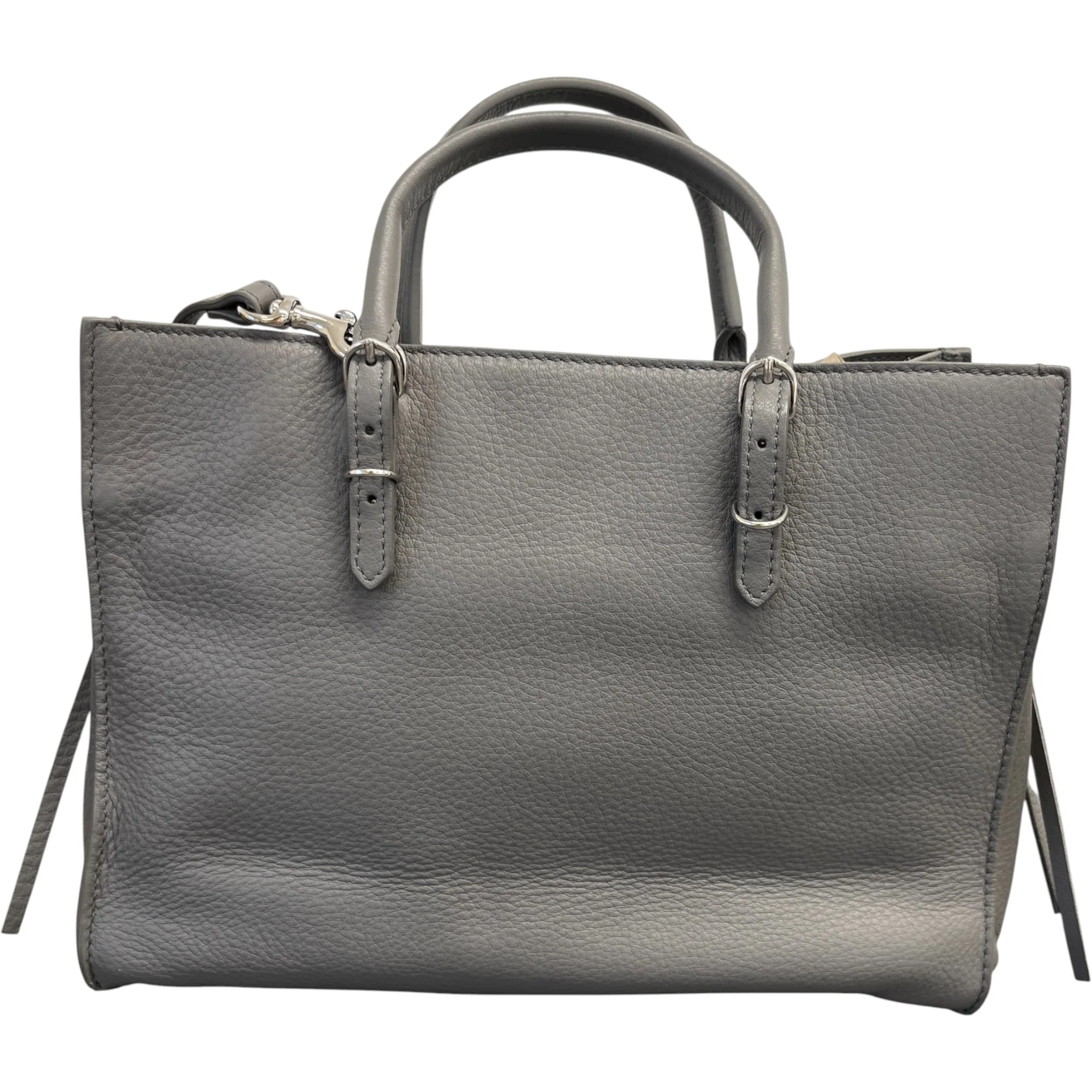 Women's Motocross Papier A4 Handbag Grey - Image 3
