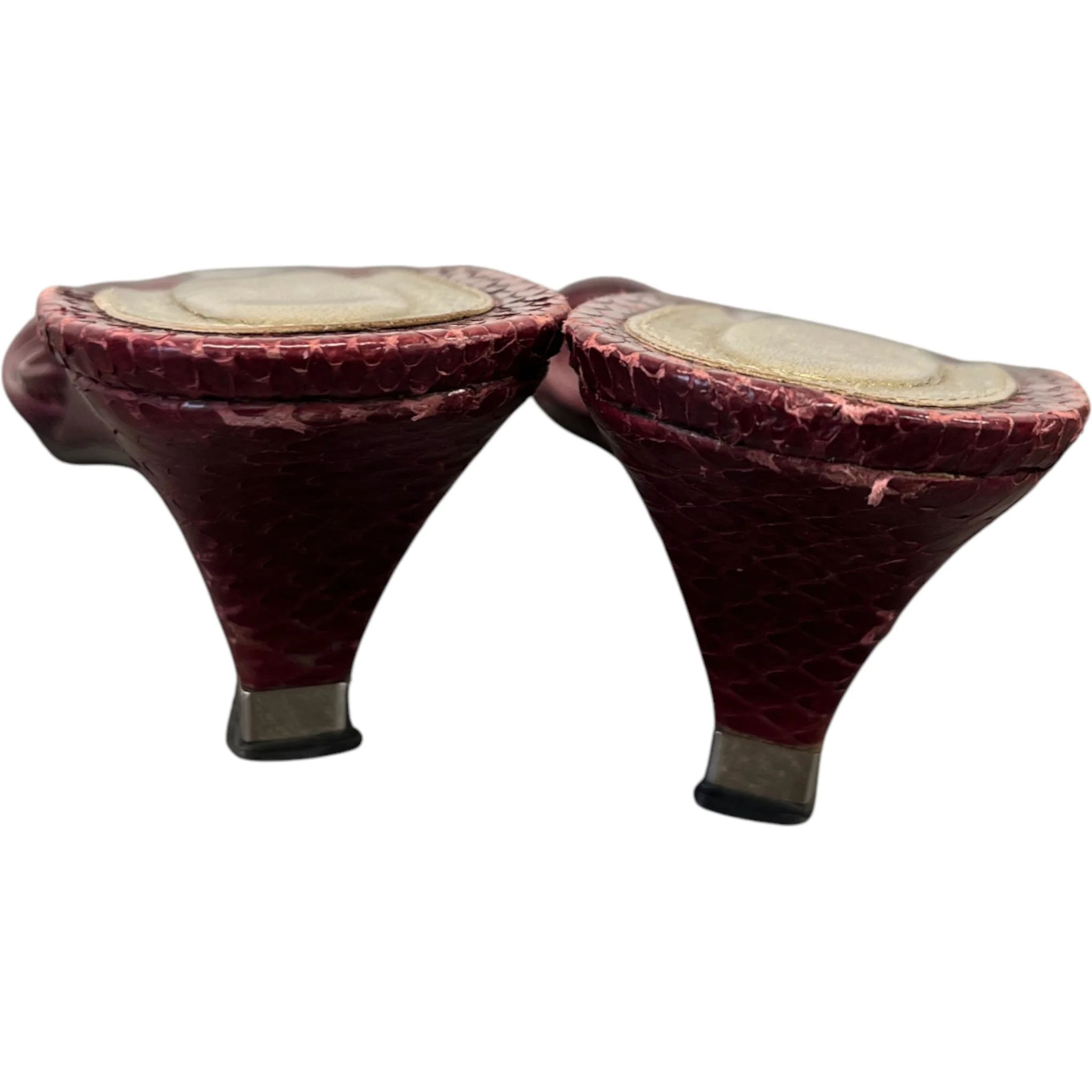 Women's Mules Heels Burgundy Size EU 37.5 / UK 4.5 - Image 7