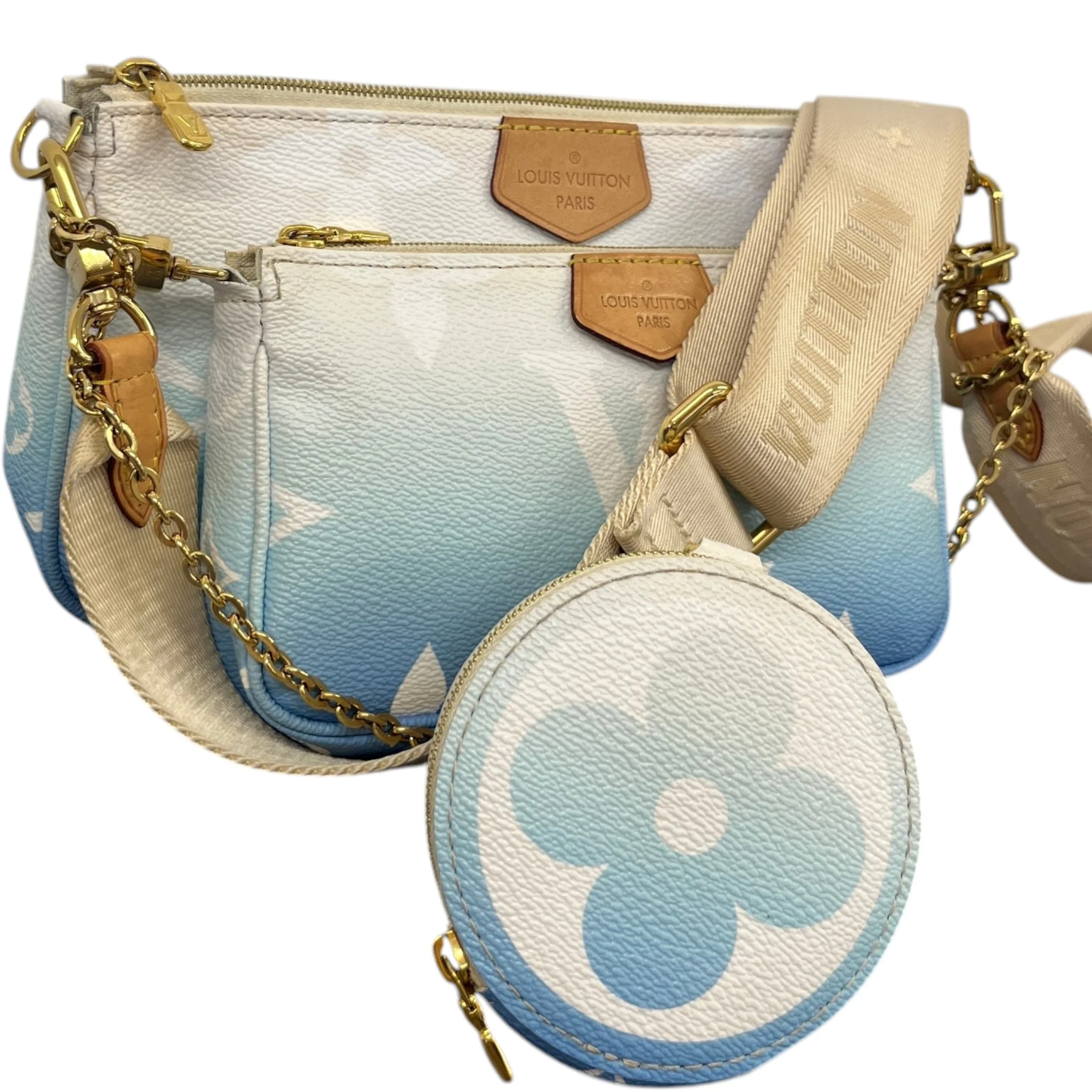 Women's Multi Pochette Accessoires Bag Blue - Image 5