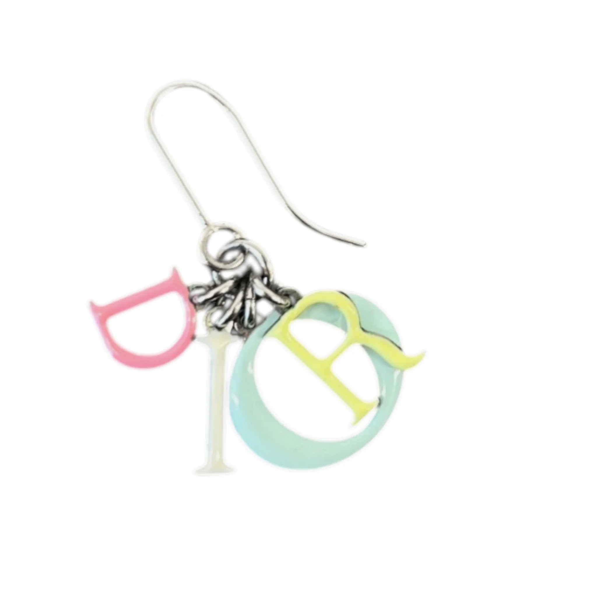 Women's Multicoloured Logo Earrings Multi-Coloured - Image 2