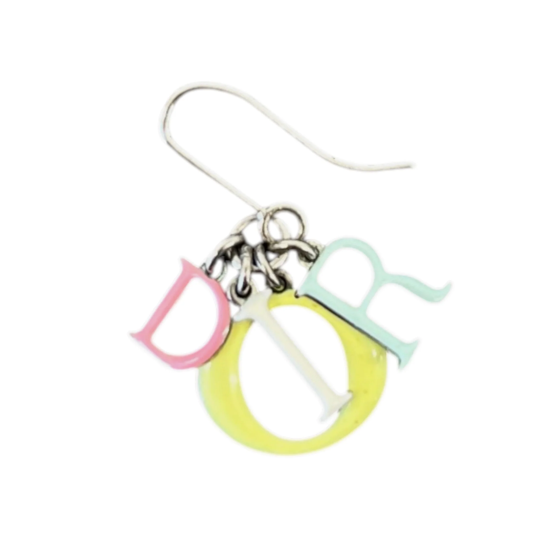 Women's Multicoloured Logo Earrings Multi-Coloured - Image 3