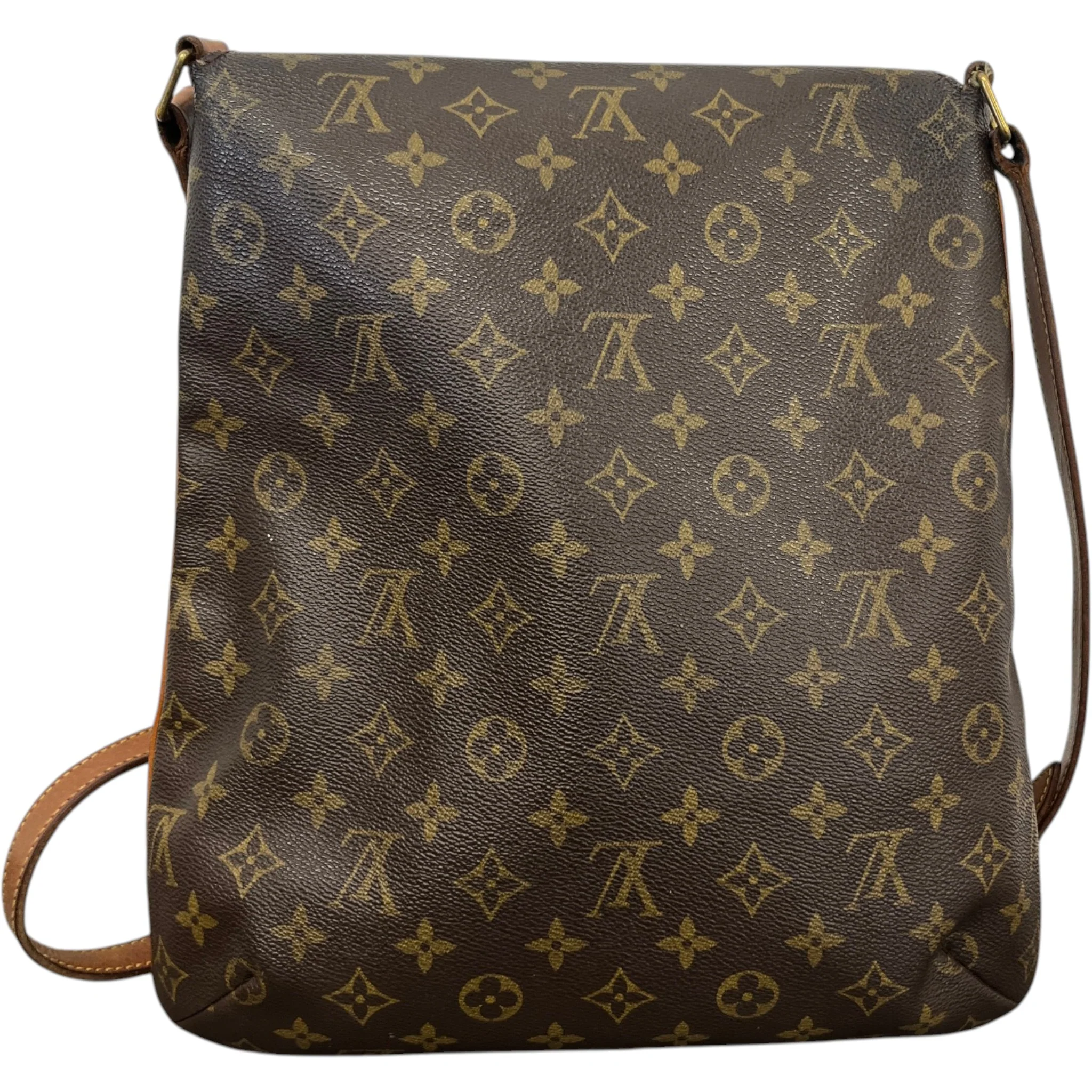 Women's Musette Messenger Bag Brown - Image 3