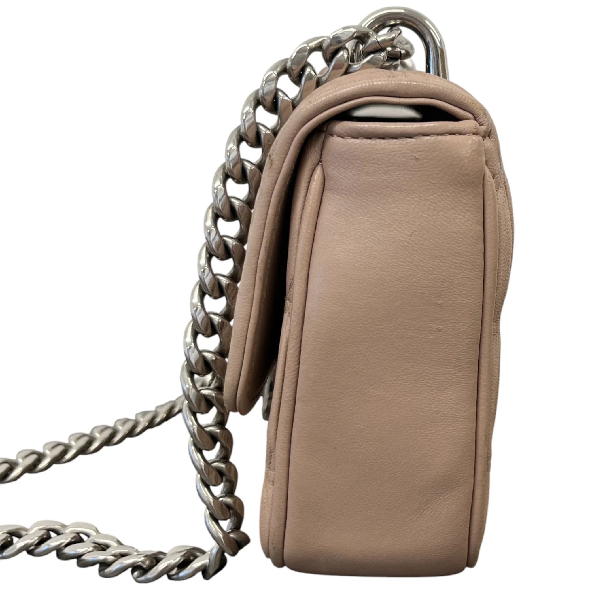 Women's Nappa Gaufre Bag Beige - Image 6