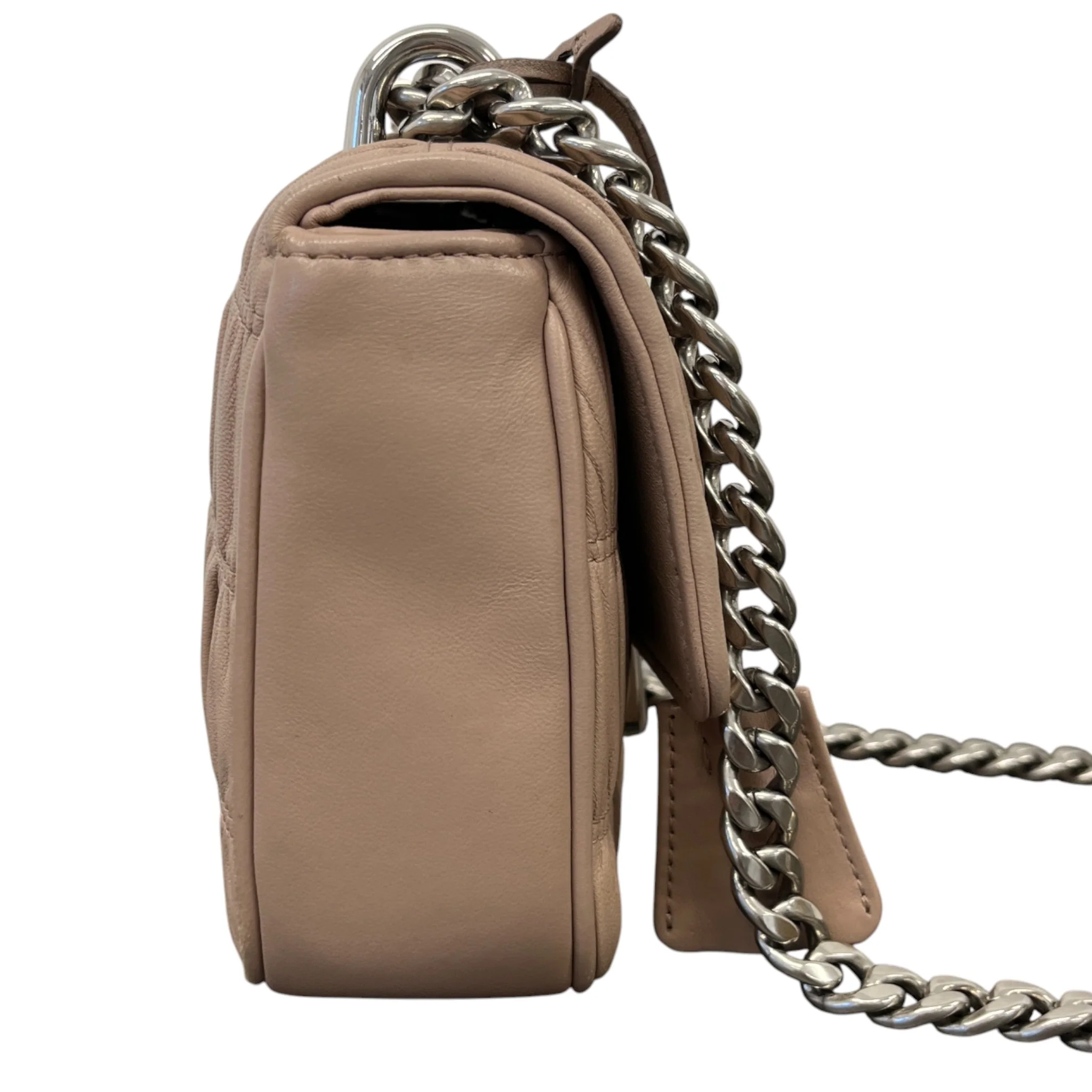 Women's Nappa Gaufre Bag Beige - Image 7