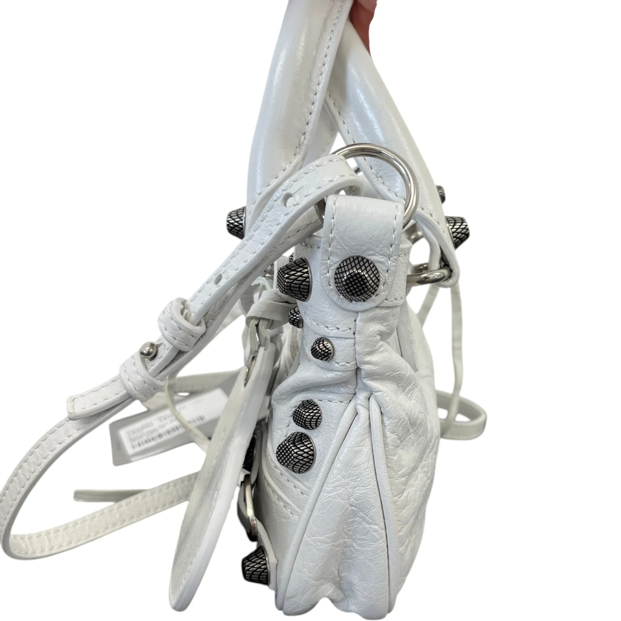 Women's Neo Cagole Tote Mini Bag White - Image 6