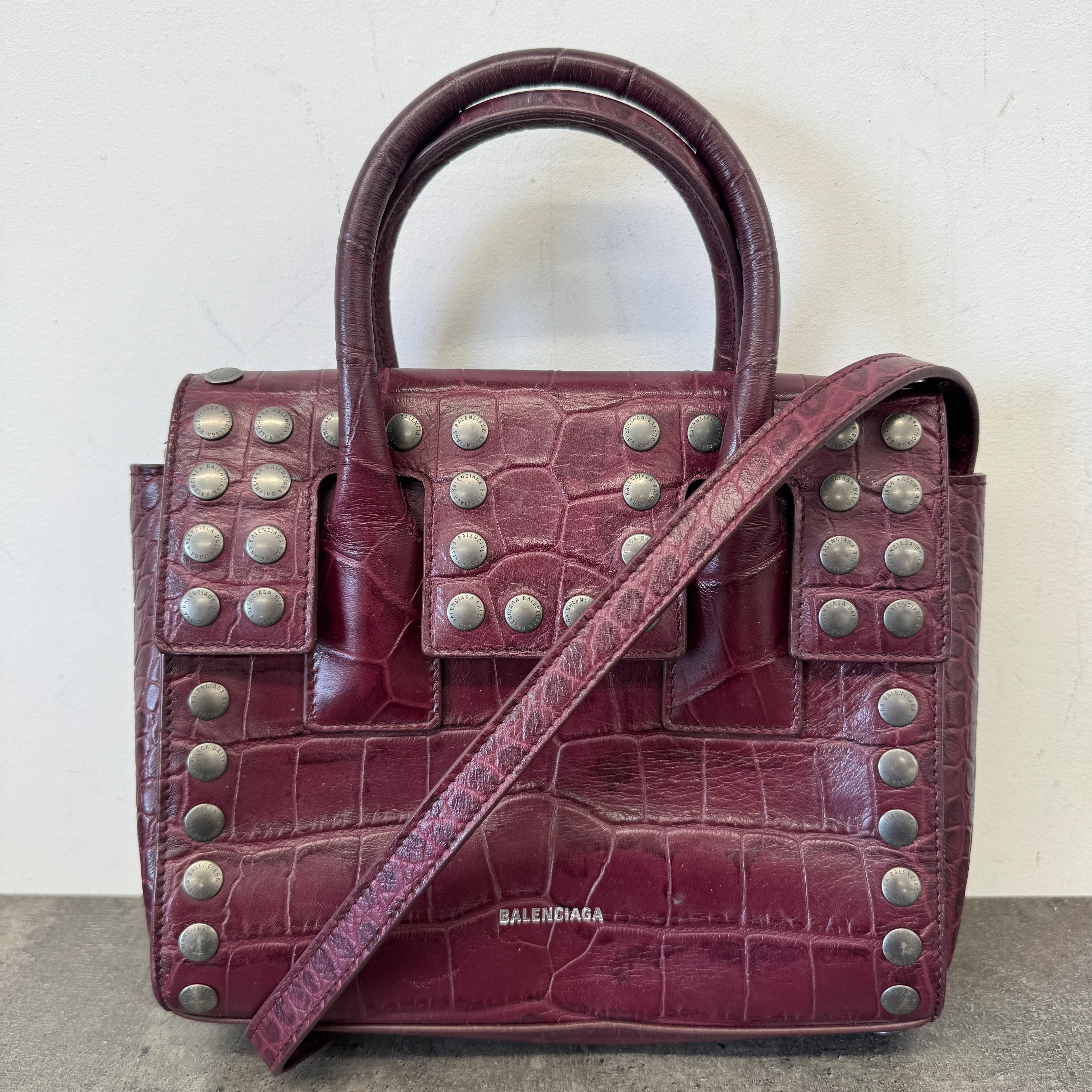 Women's Neo Classic Handbag Burgundy - Image 10