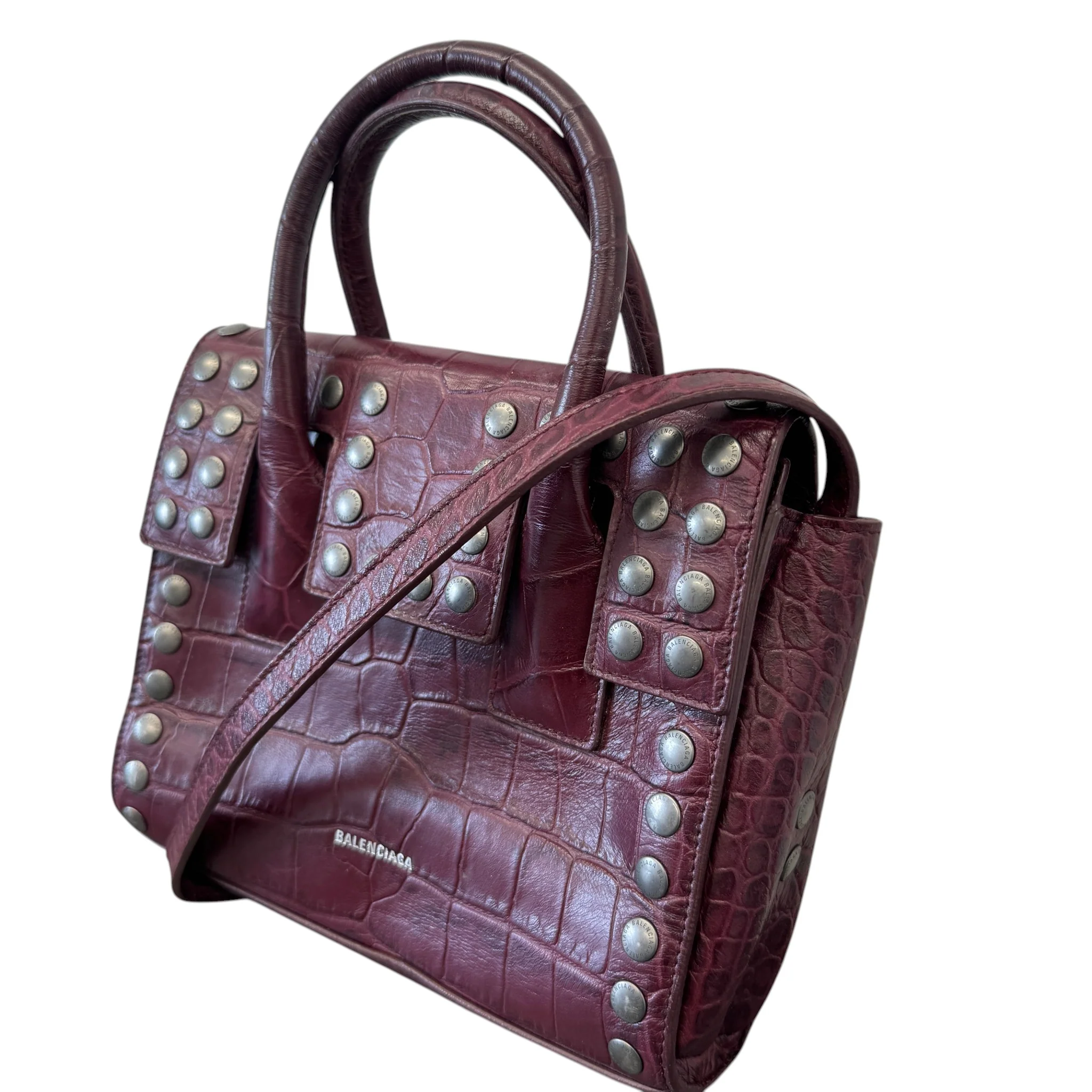 Women's Neo Classic Handbag Burgundy - Image 4