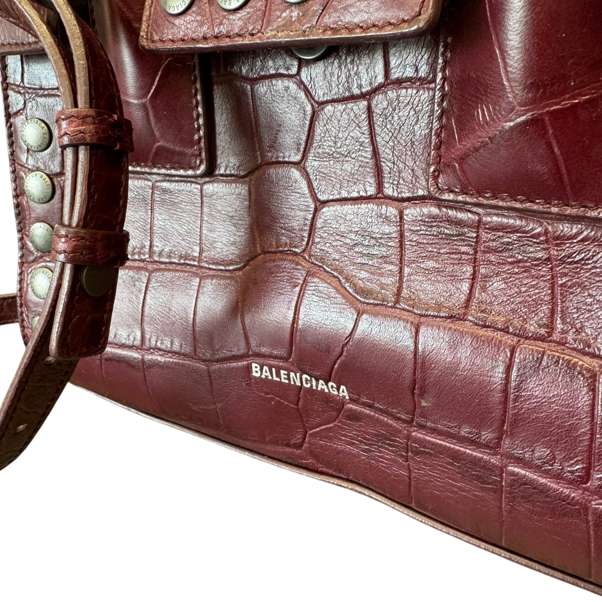Women's Neo Classic Handbag Burgundy - Image 8