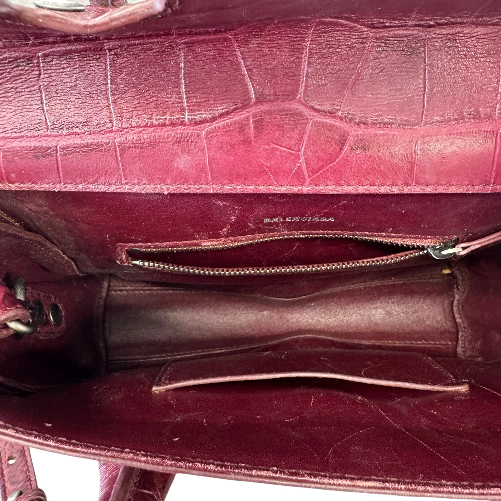 Women's Neo Classic Handbag Burgundy - Image 9
