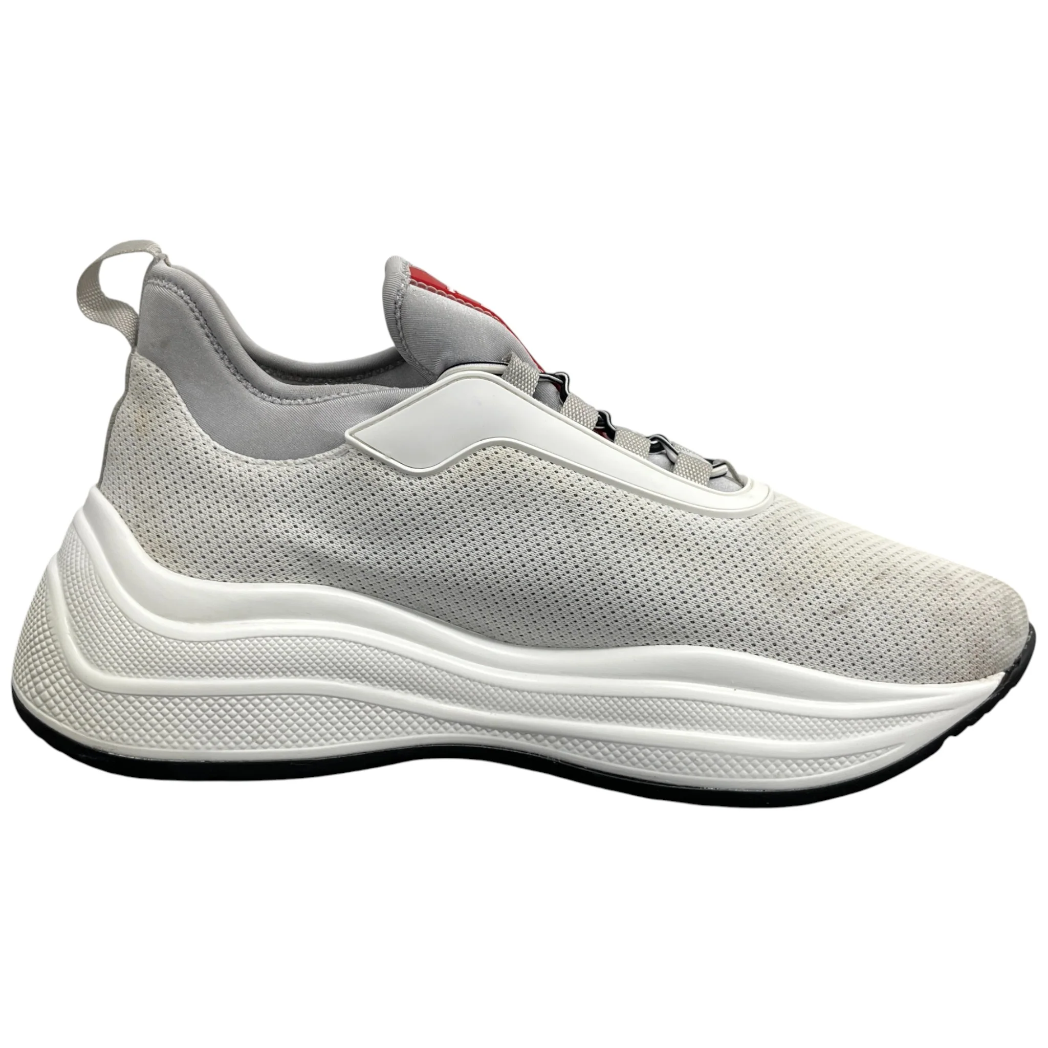 Women's Neoprene Logo Low Trainers White Size EU 38.5 / UK 5.5 - Image 4
