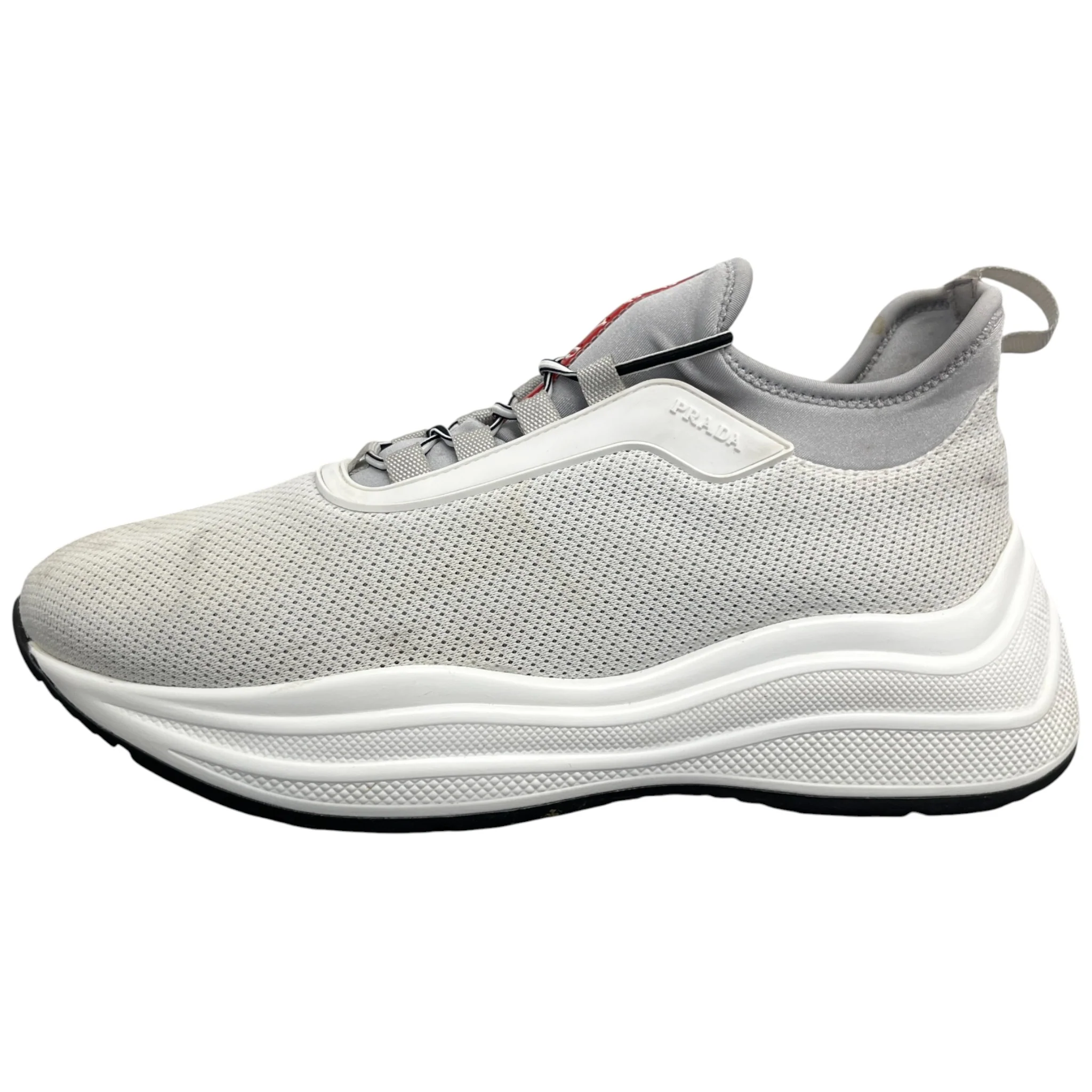 Women's Neoprene Logo Low Trainers White Size EU 38.5 / UK 5.5 - Image 5