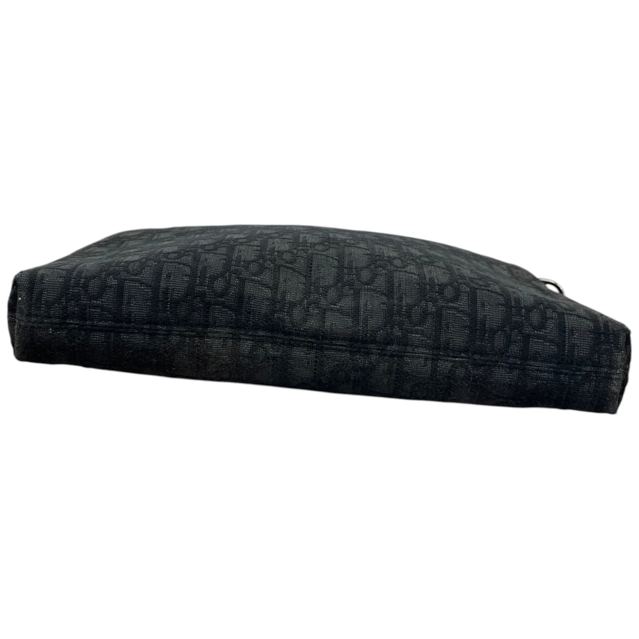Women's Oblique A4 Zipped Pouch Black - Image 9