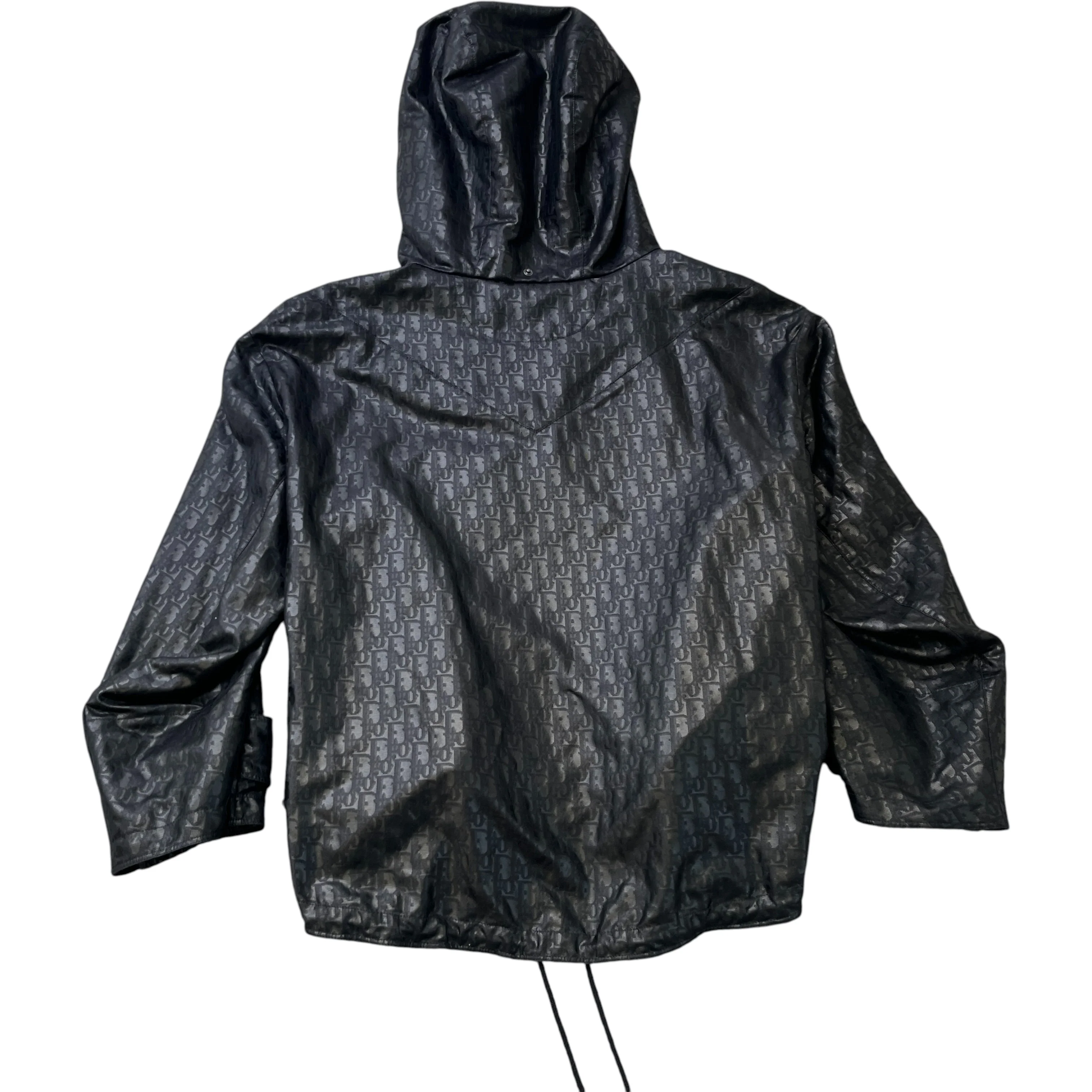 Women's Oblique Windbreaker Black Size S - Image 2
