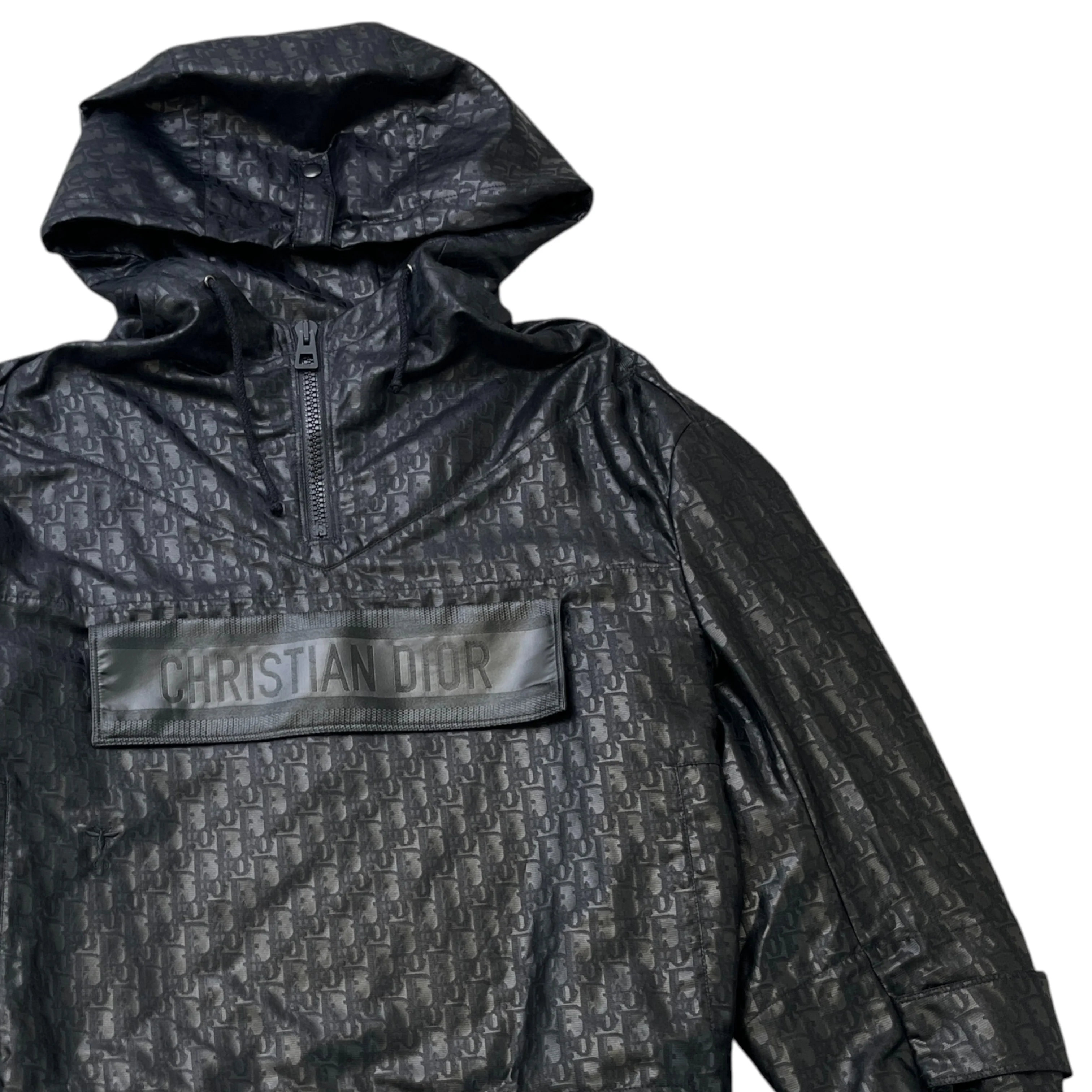 Women's Oblique Windbreaker Black Size S - Image 3