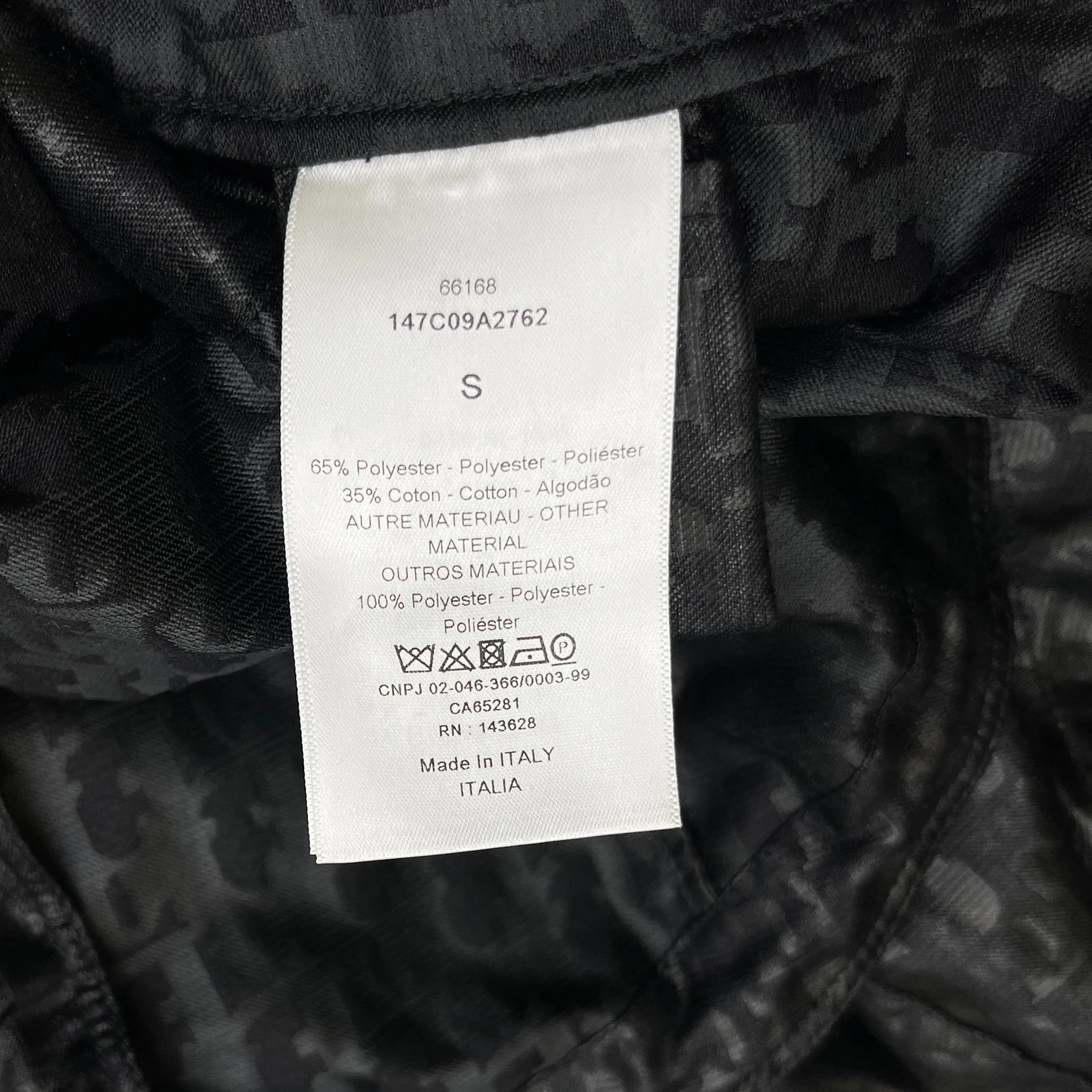 Women's Oblique Windbreaker Black Size S - Image 6