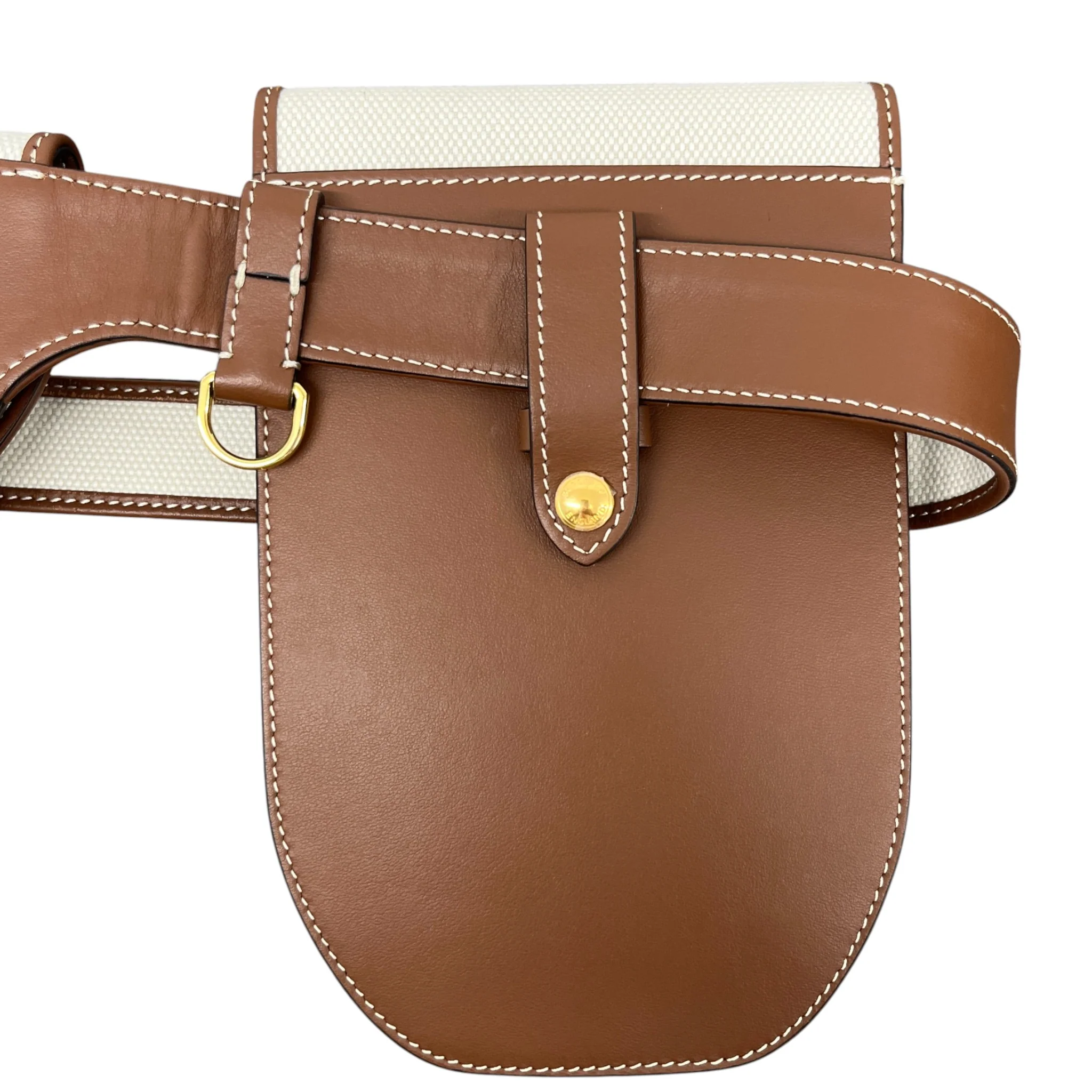 Women's Olympia Canvas Belt Bag Brown - Image 12