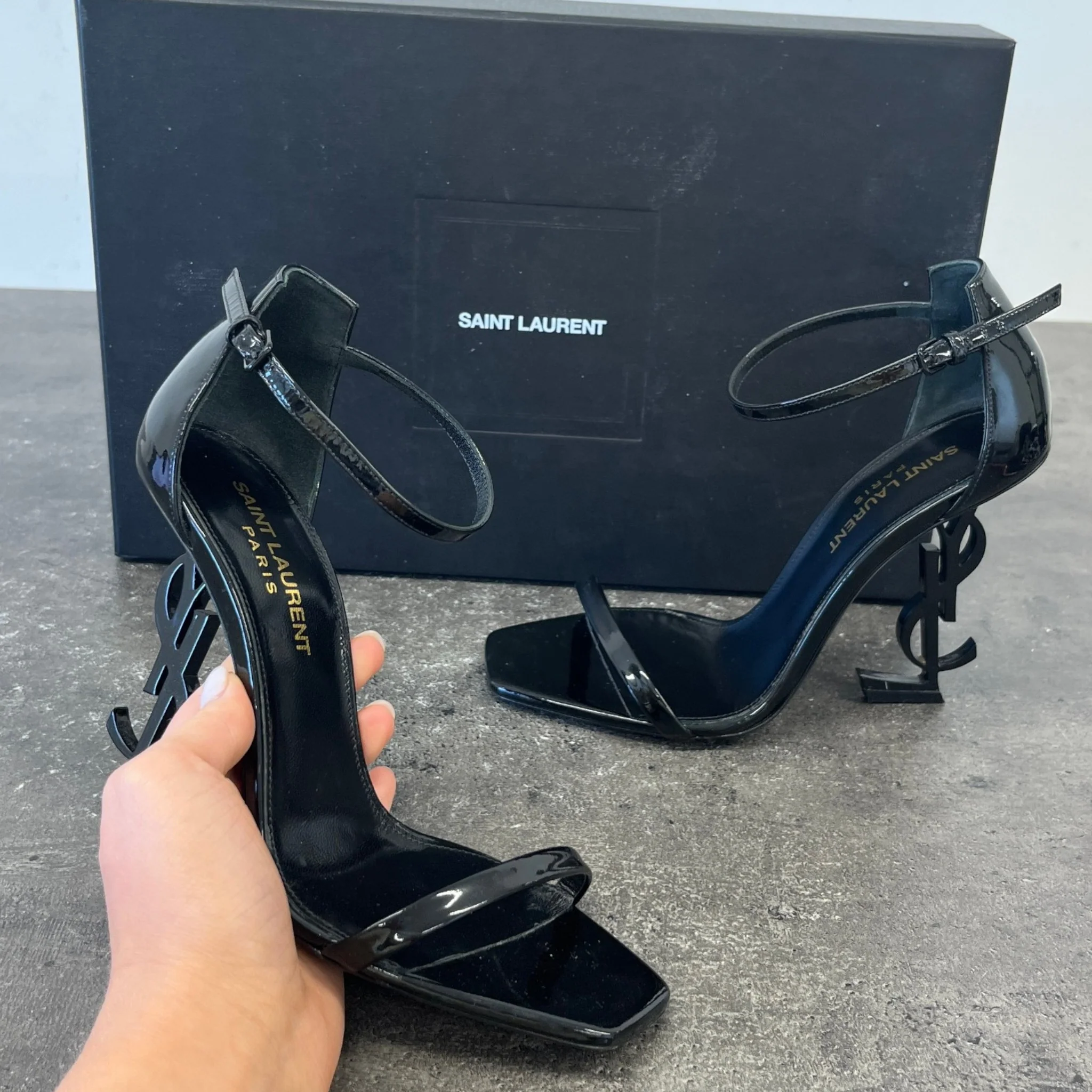 Women's Opyum Heels Black Size EU 35.5 / UK 2.5 - Image 11