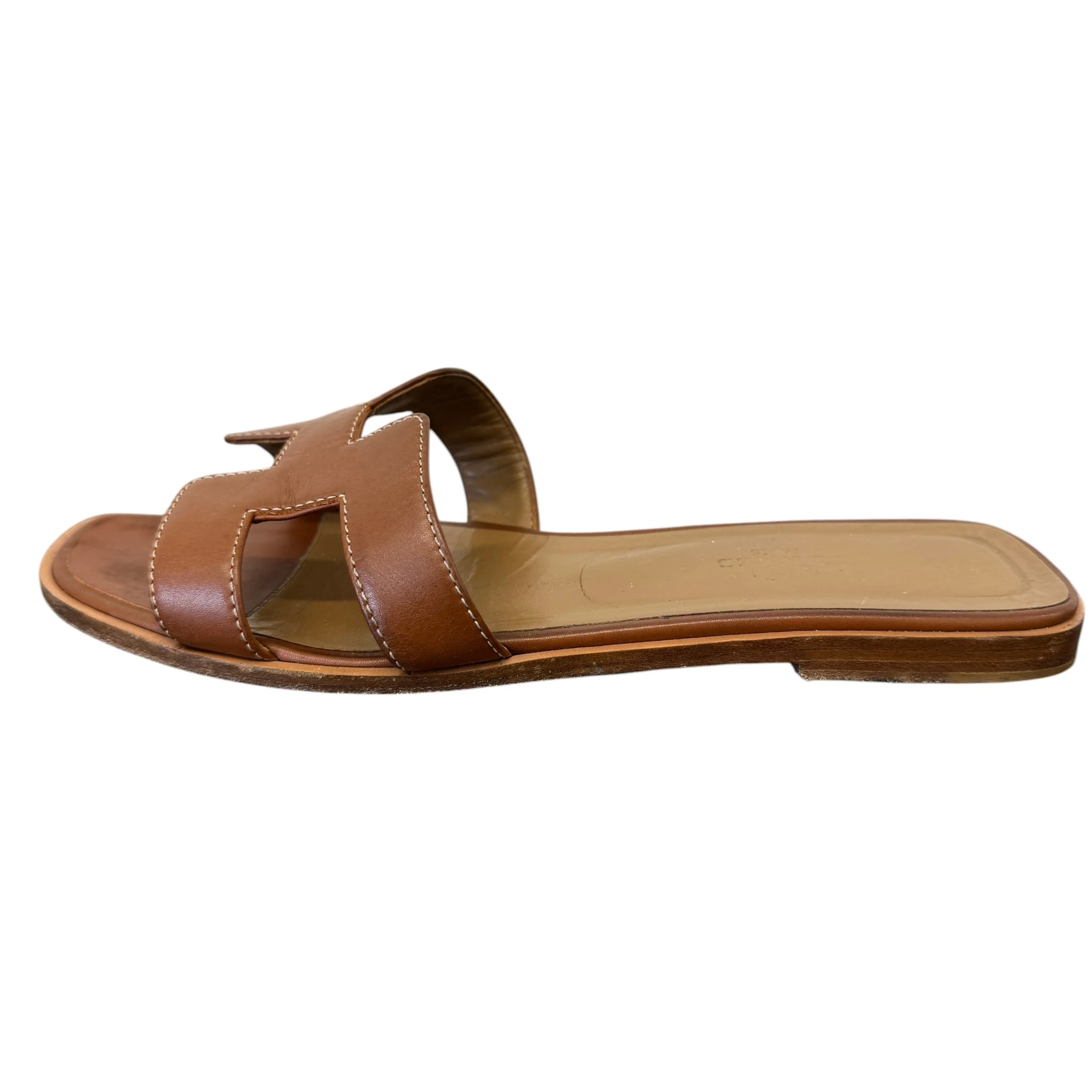 Women's Oran Sandals Brown Size EU 38.5 / UK 5.5 - Image 4