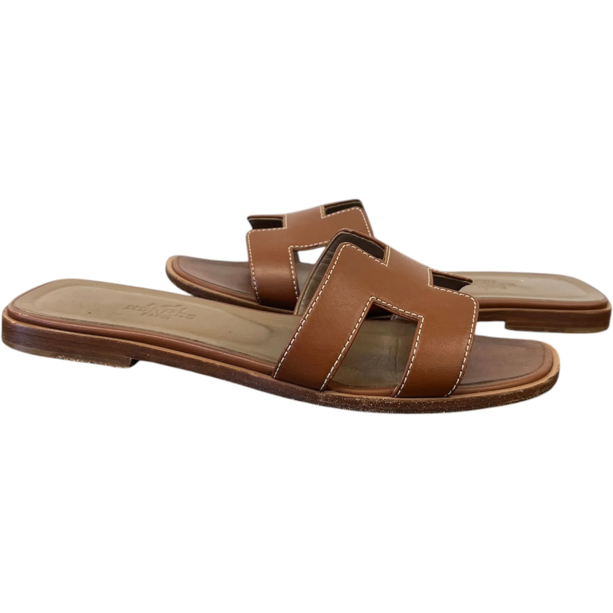 Women's Oran Slides Brown Size EU 36 / UK 3 - Image 3