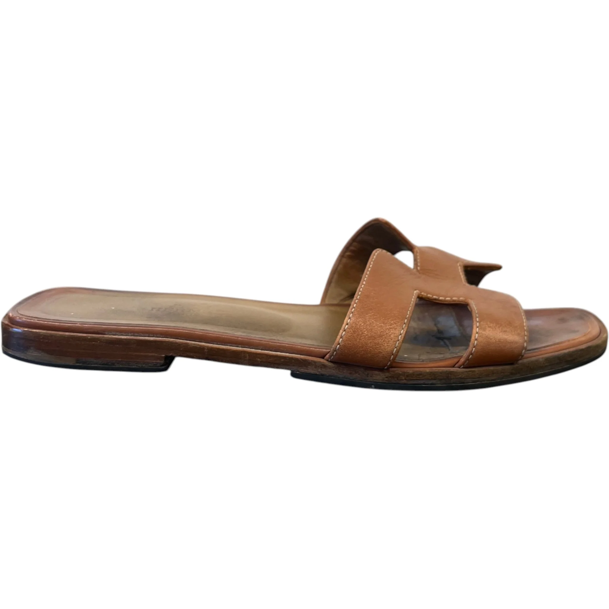 Women's Oran Slides Brown Size EU 37.5 / UK 4.5