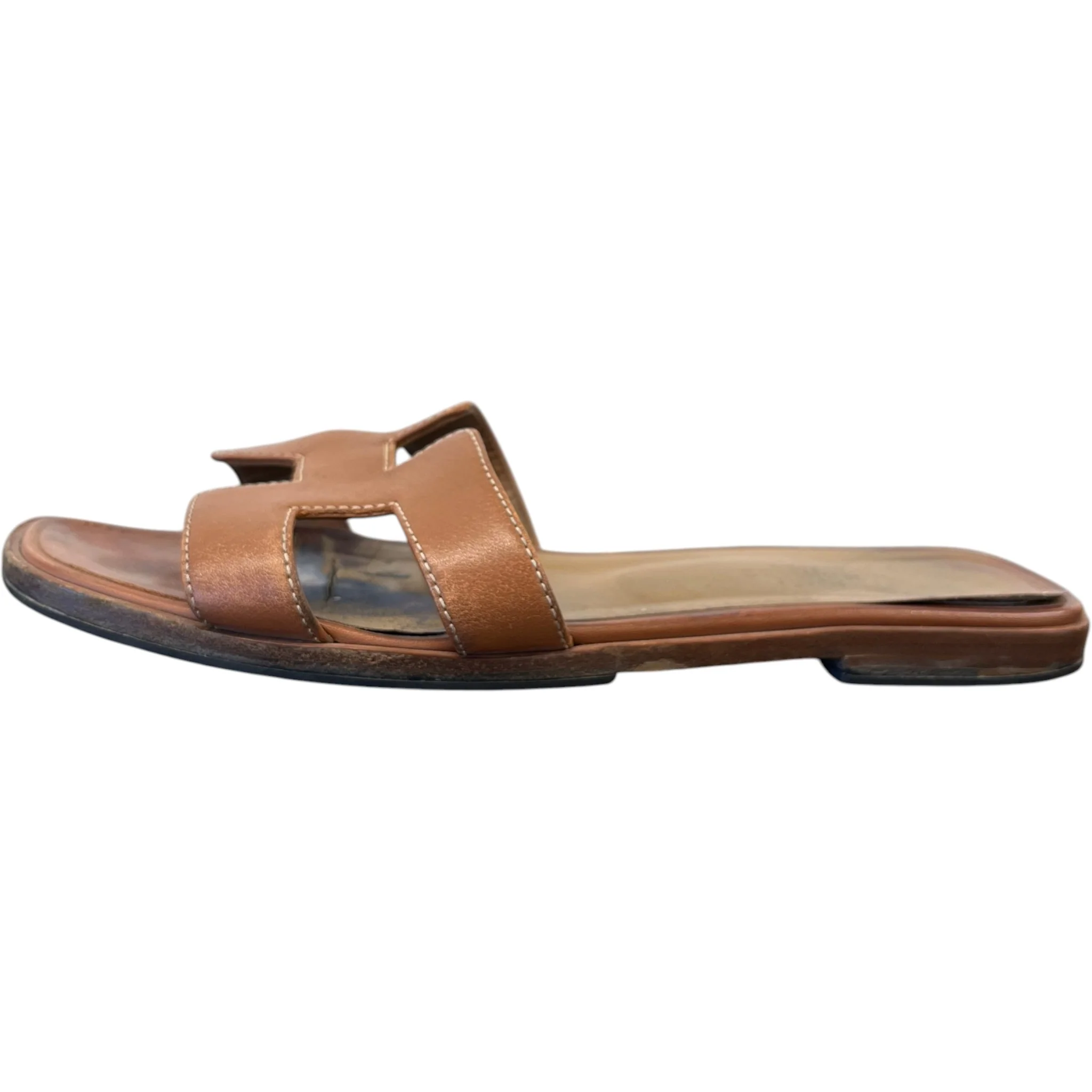 Women's Oran Slides Brown Size EU 37.5 / UK 4.5 - Image 5