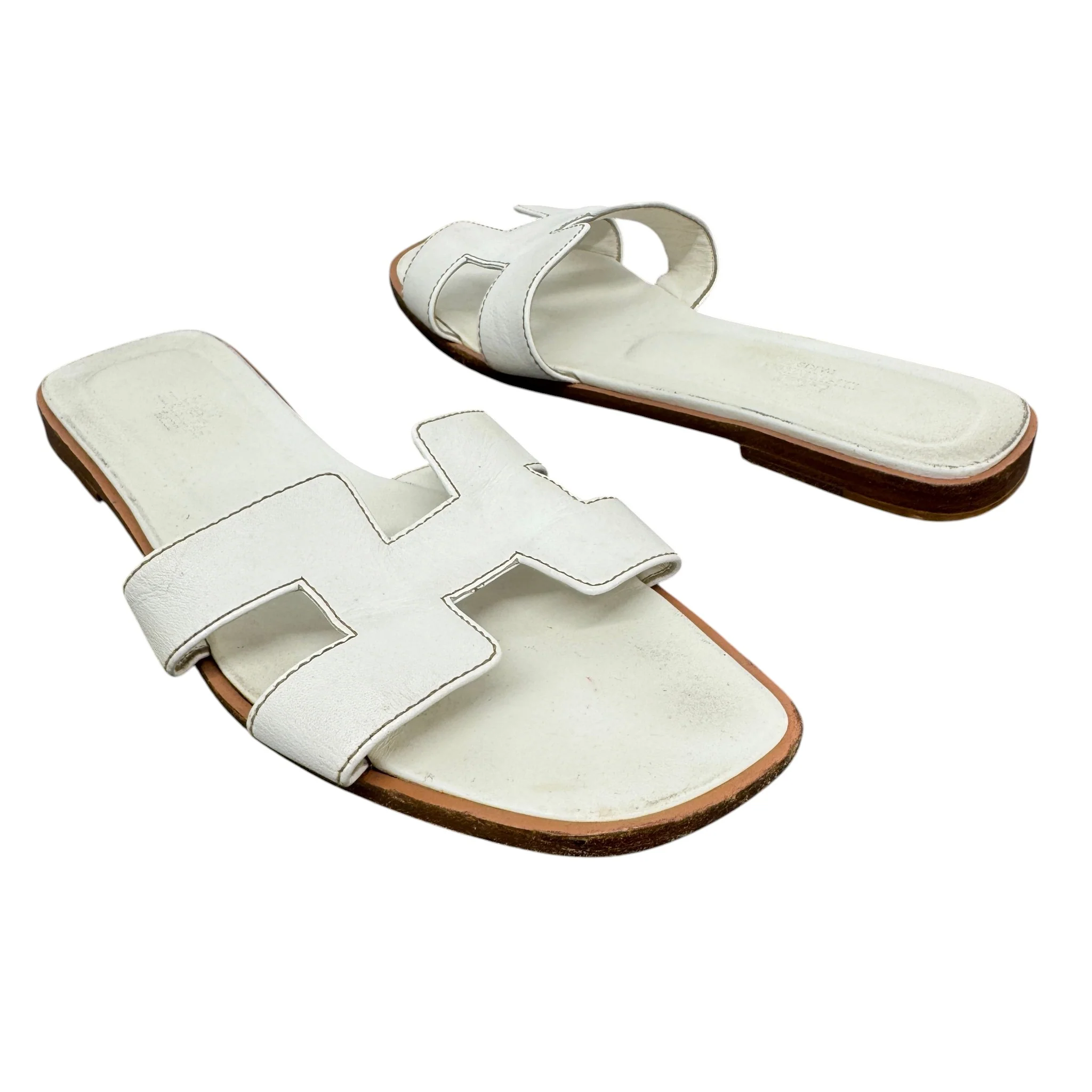 Women's Oran Slides White Size EU 39 / UK 6 - Image 3