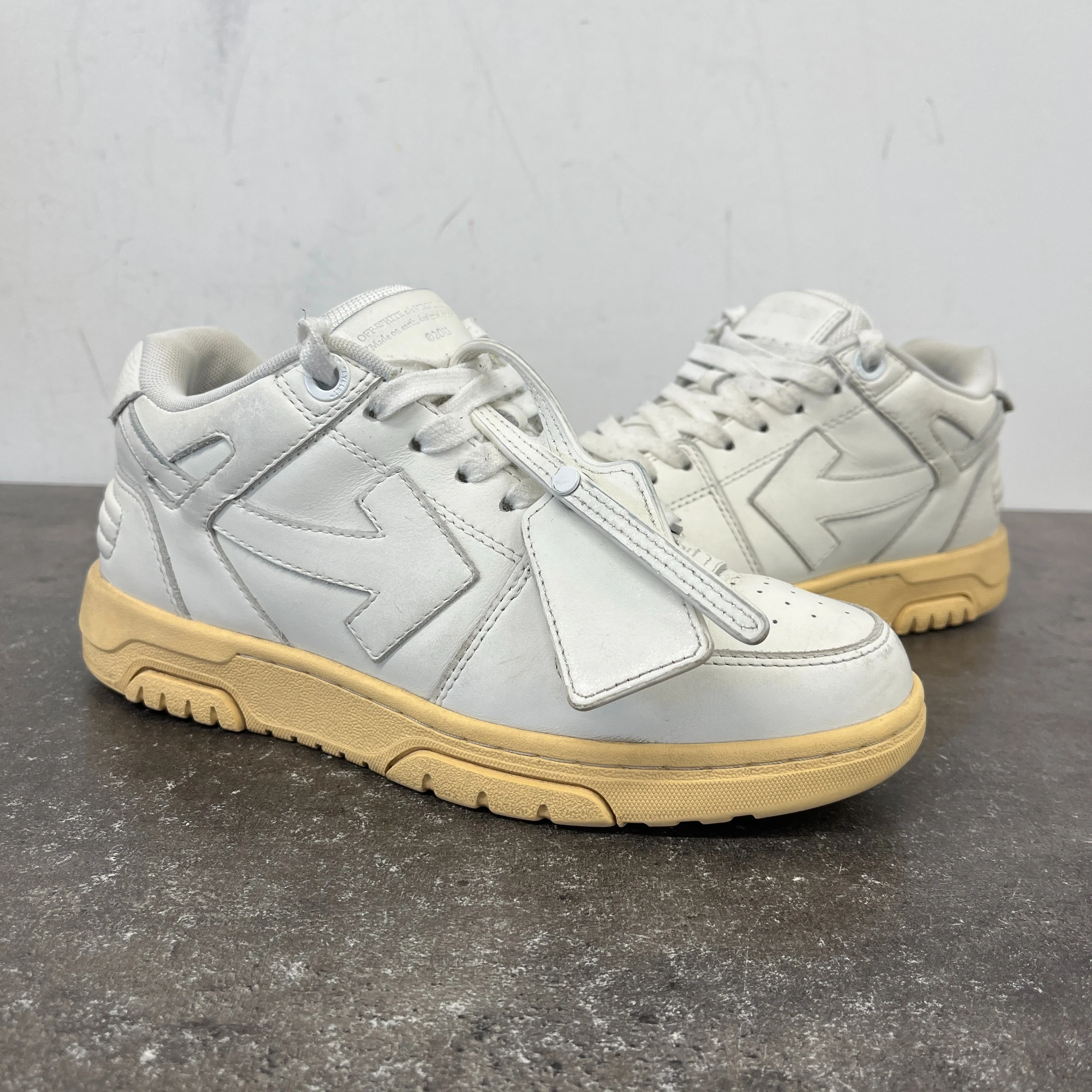 Women's Out Of Office Low Trainers White Size EU 38 / UK 5 - Image 12