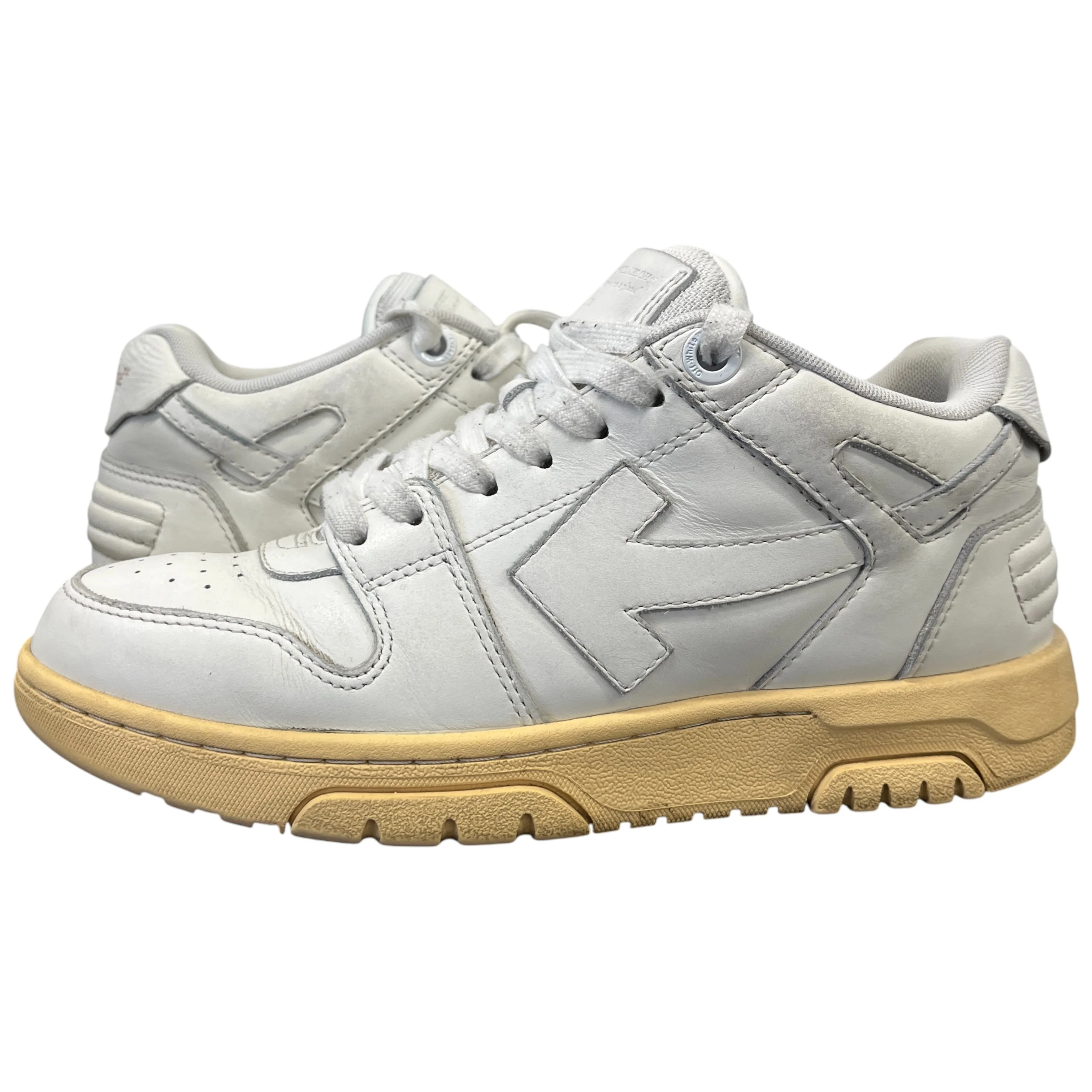 Women's Out Of Office Low Trainers White Size EU 38 / UK 5 - Image 3