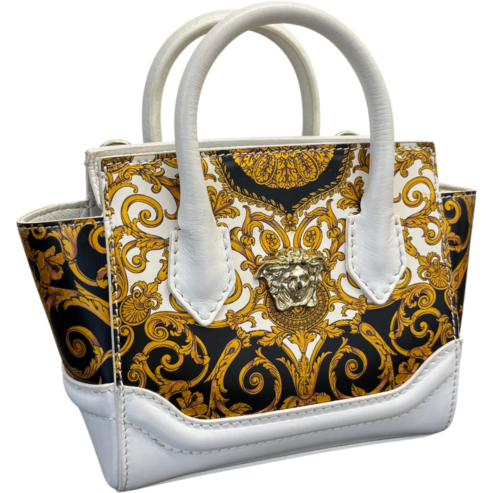 Women's Palazzo Empire Medusa Small Bag White - Image 4