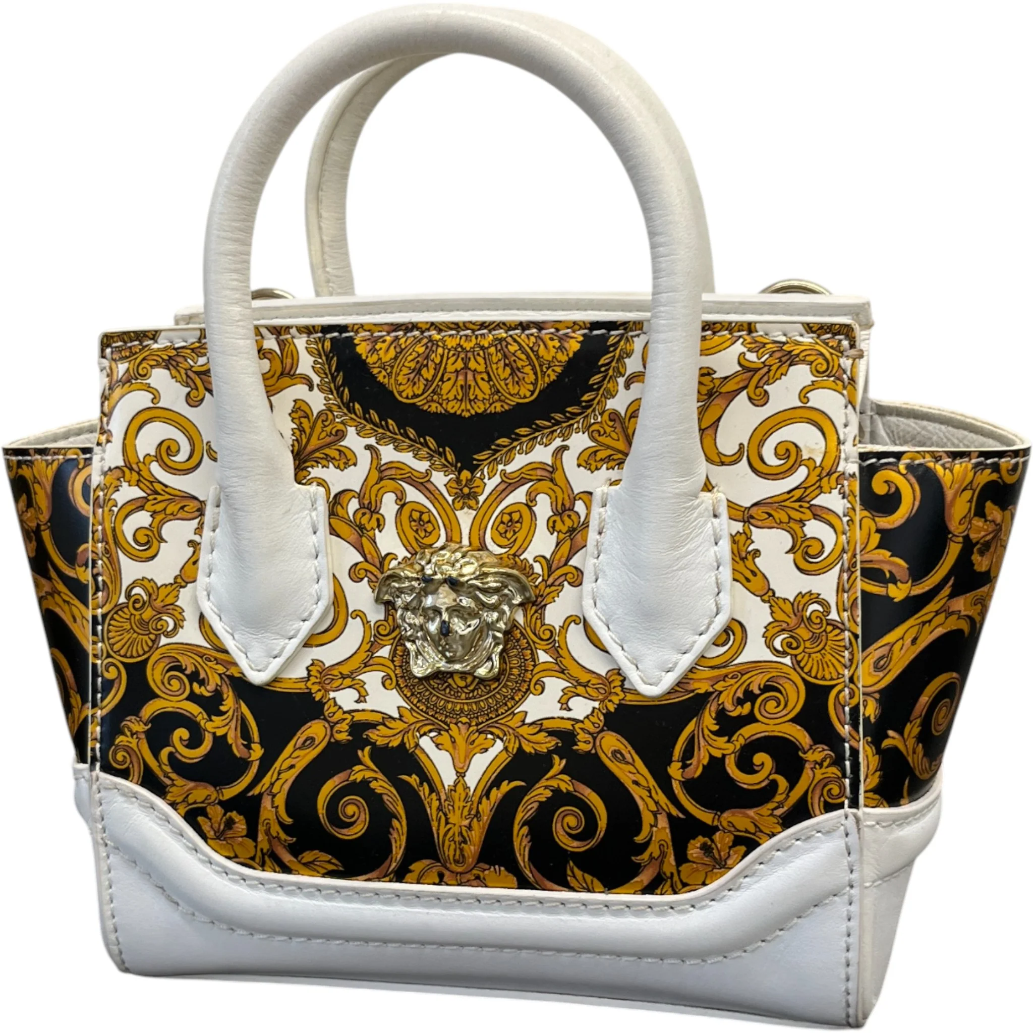 Women's Palazzo Empire Medusa Small Bag White - Image 5