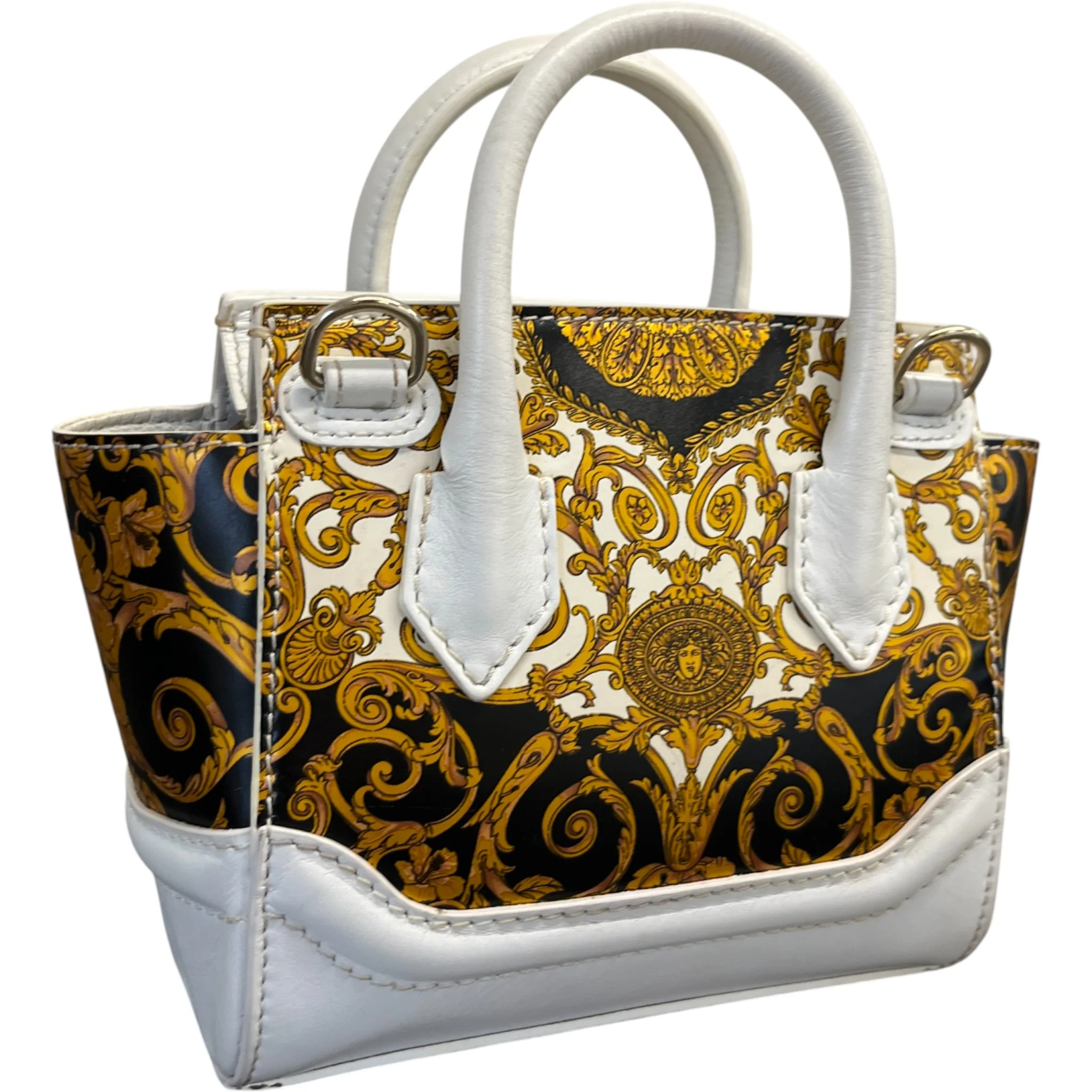 Women's Palazzo Empire Medusa Small Bag White - Image 9