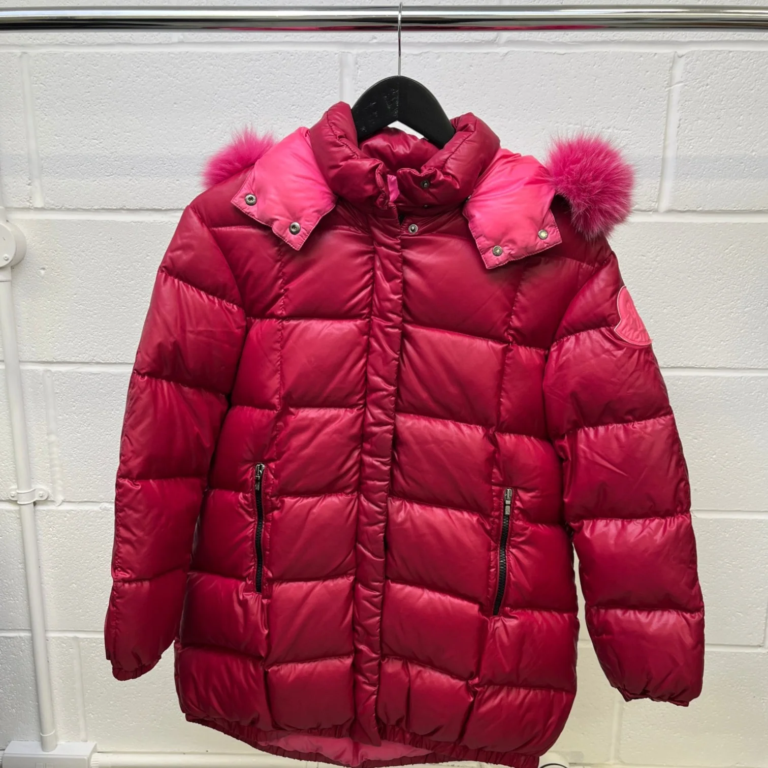 Women's Parana Junior Down Jacket Pink Size Junior Age 12 - Image 12