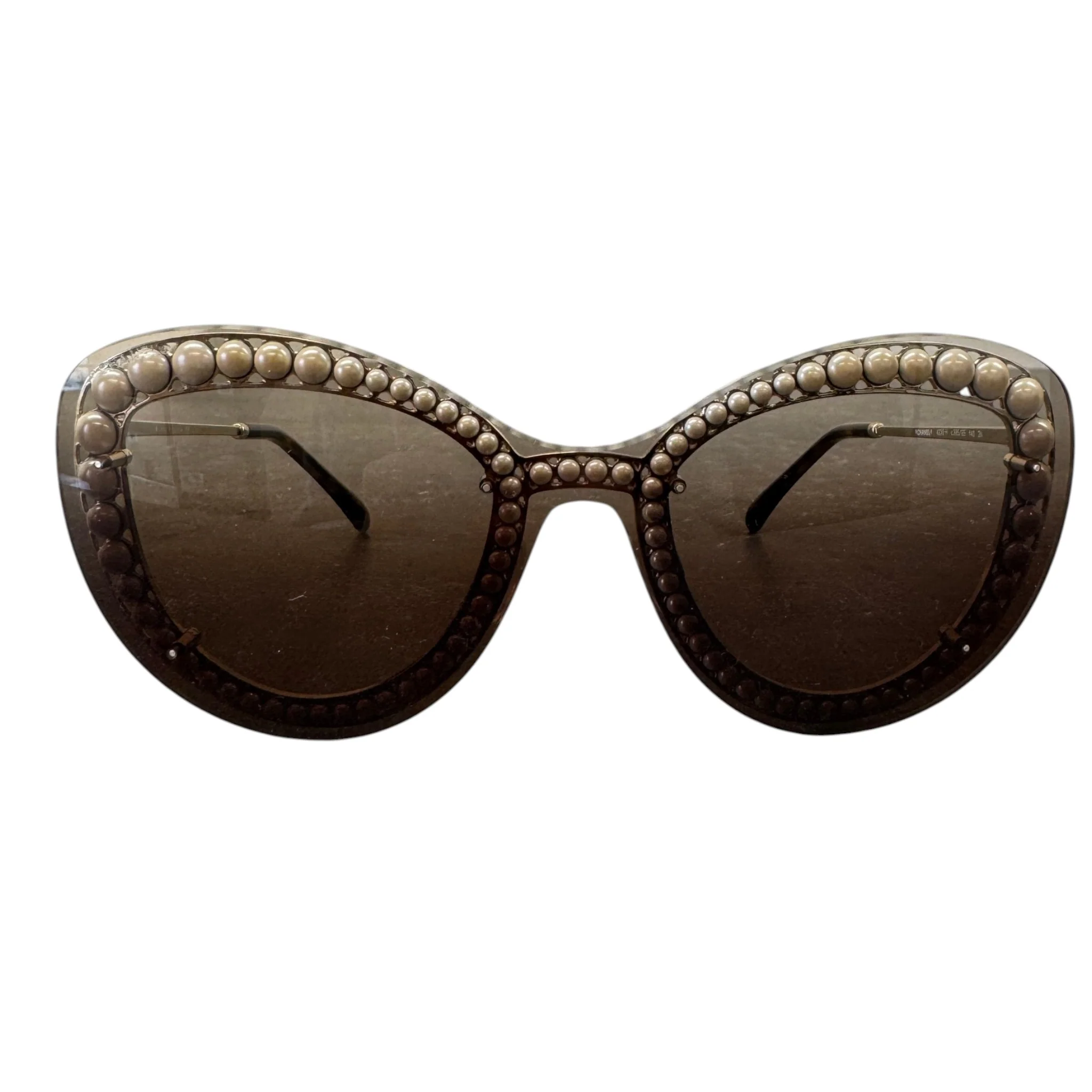 Women's Pear Frame Sunglasses Brown