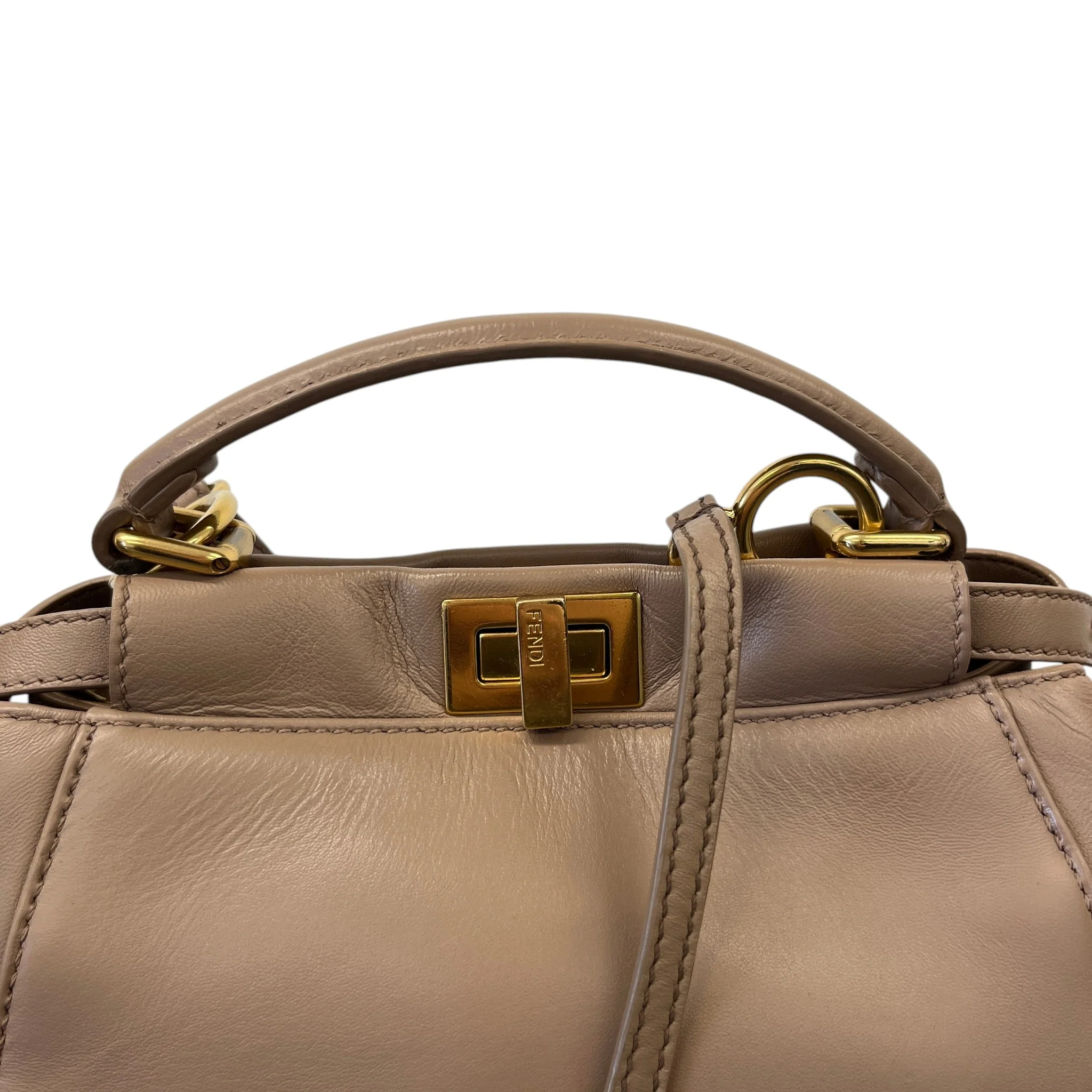 Women's Peekaboo Mini Bag Nude - Image 11