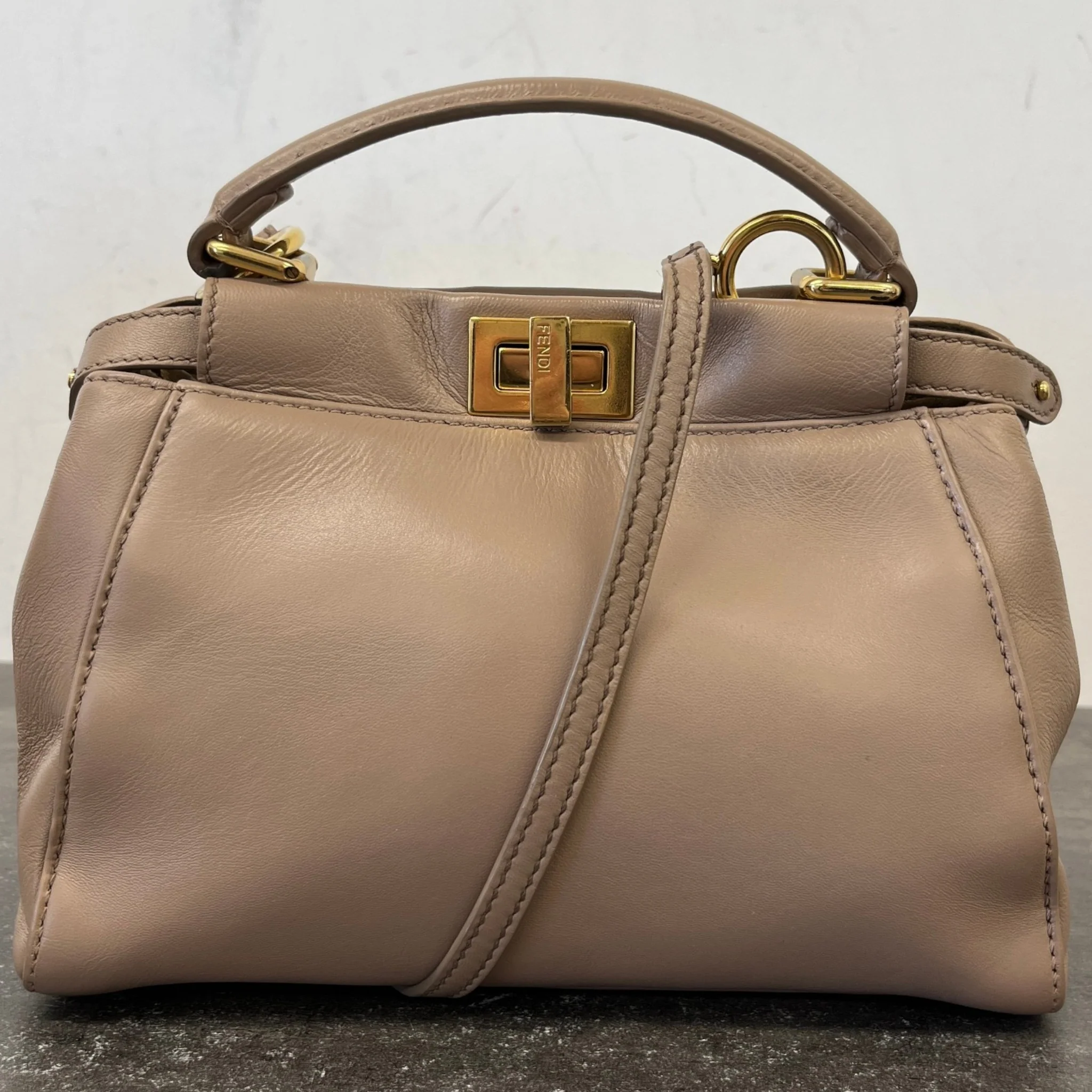 Women's Peekaboo Mini Bag Nude - Image 13