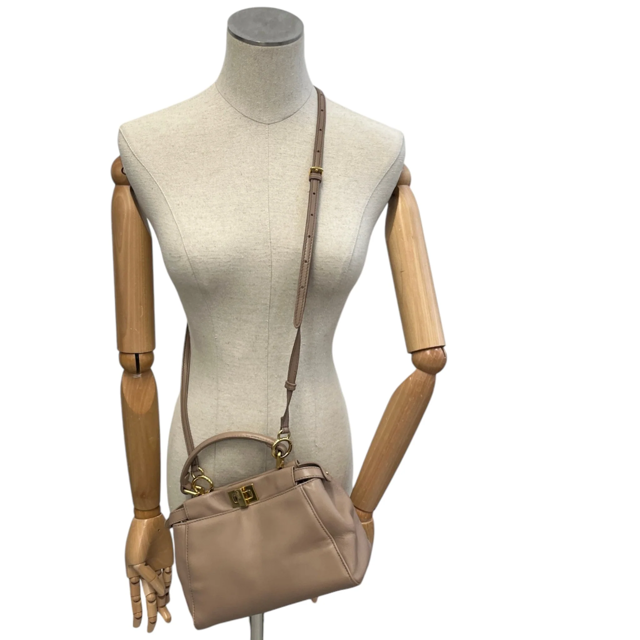 Women's Peekaboo Mini Bag Nude - Image 2