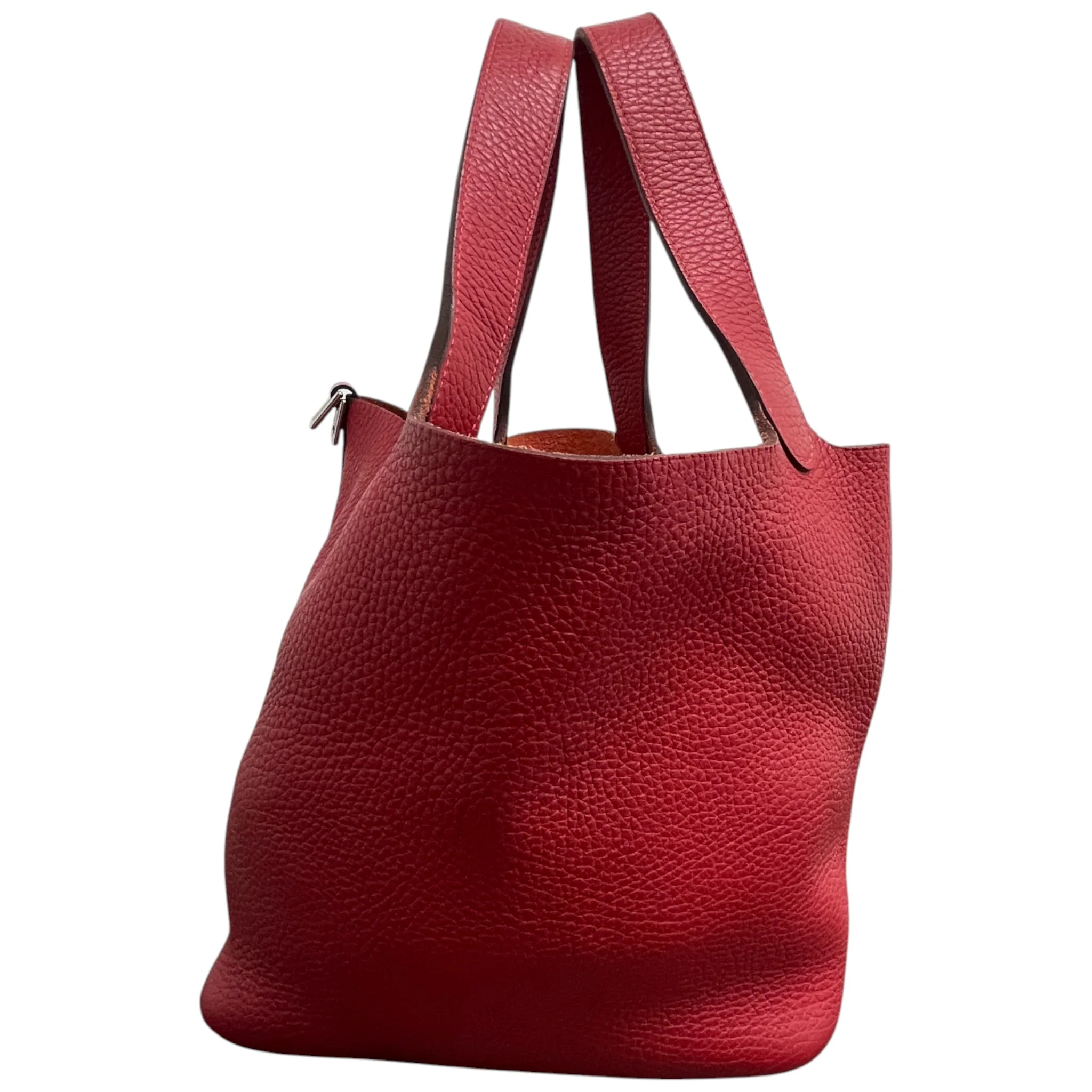 Women's Picotin 22 Clemence Bag Red - Image 4
